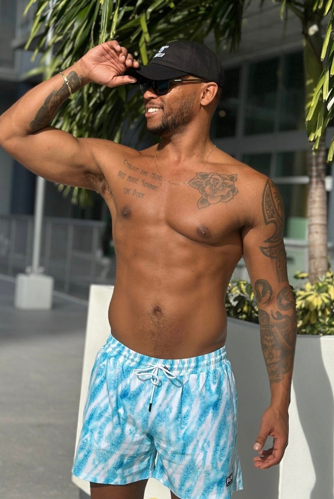 AGUA MEN TRUNKS 5.5" & 7.5" STRETCH - Berry Beachy Swimwear