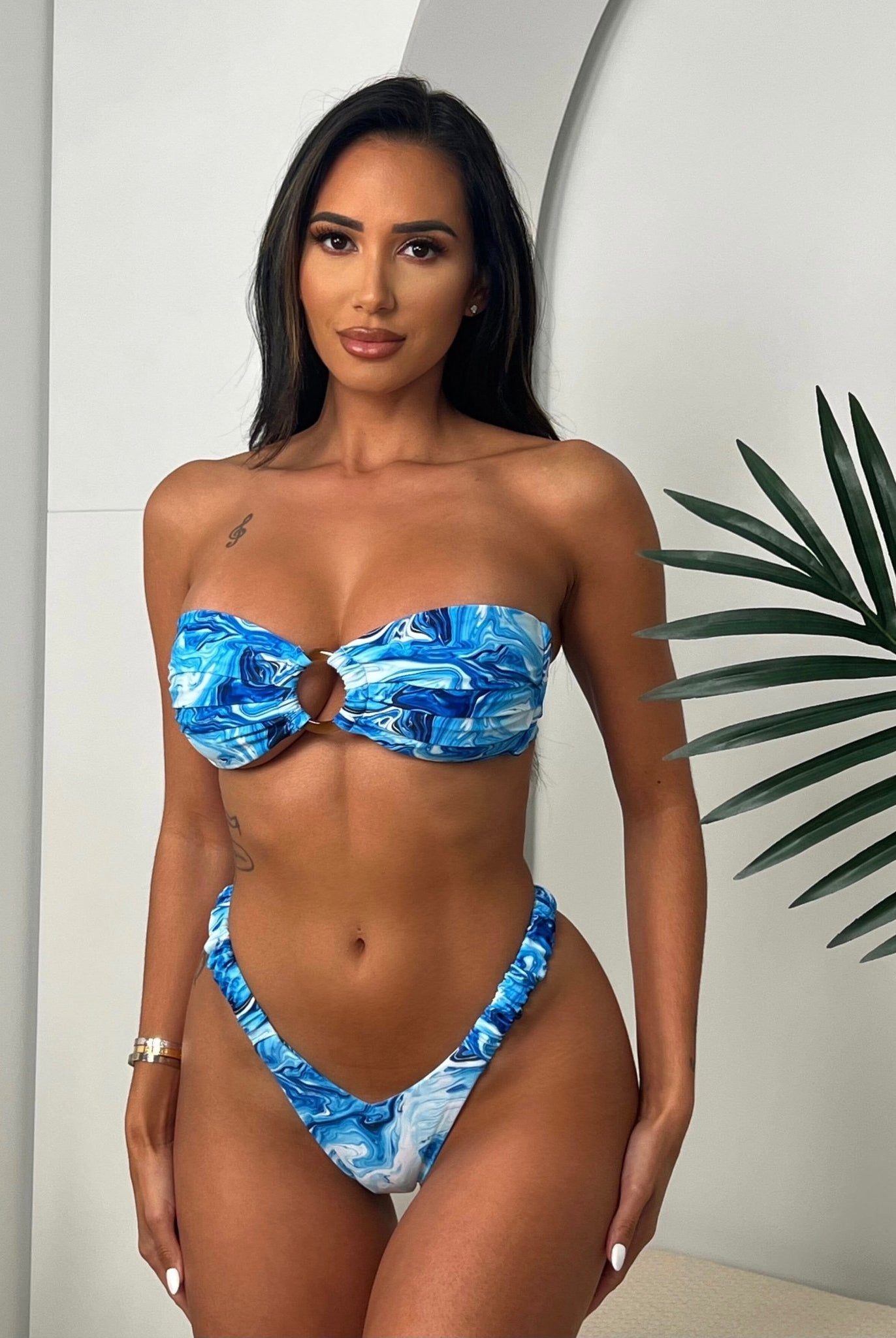 AZURE BANDEAU TOP - Berry Beachy Swimwear