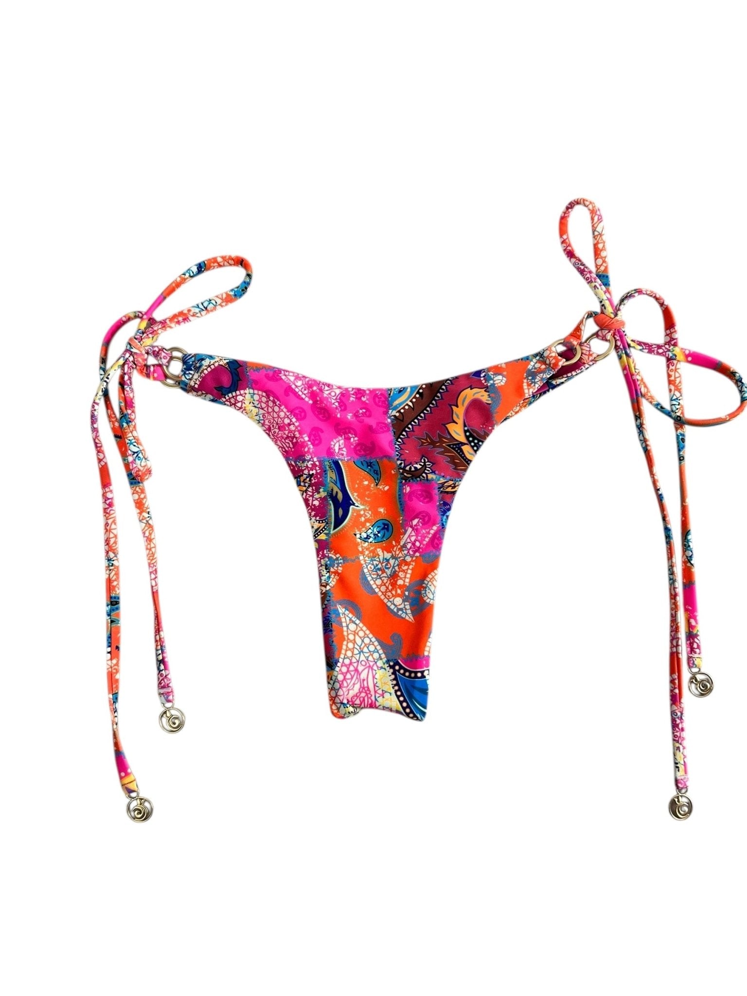 BANDANA BAY CHEEKY SCRUNCH BOTTOM - Berry Beachy Swimwear