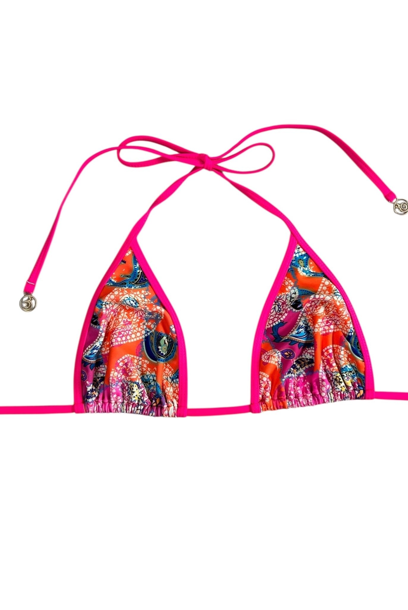 BANDANA BAY LINED TRIANGLE TOP - Berry Beachy Swimwear