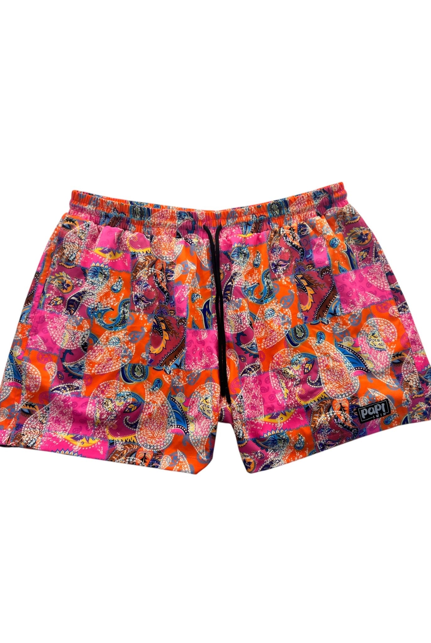 BANDANA BAY TRUNKS 5.5" & 7.5" STRETCH - Berry Beachy Swimwear