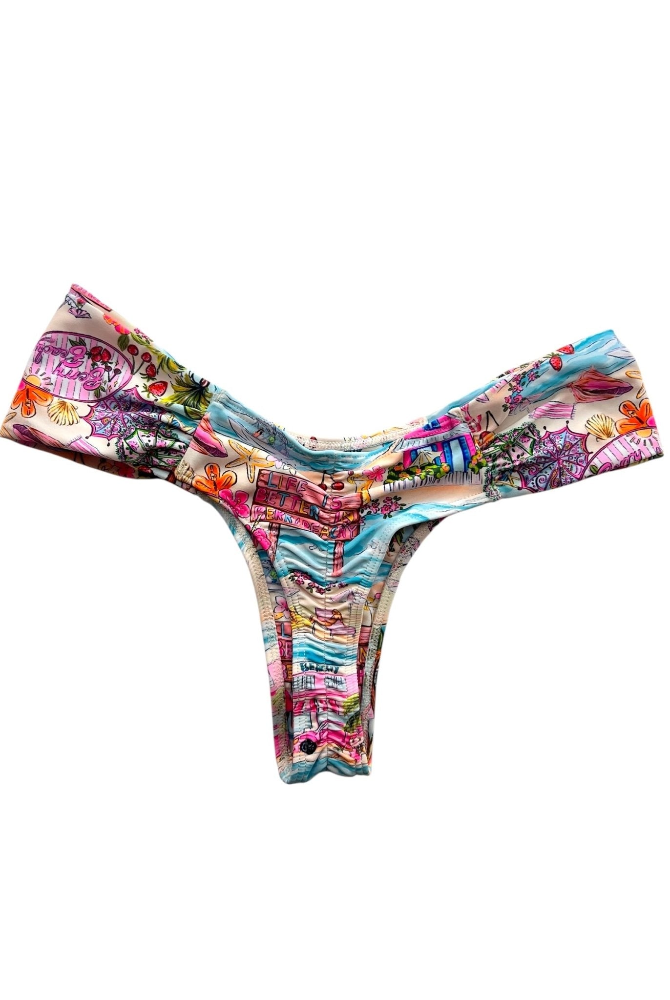BERRY BEACHY RUCHED BOTTOM - Berry Beachy Swimwear