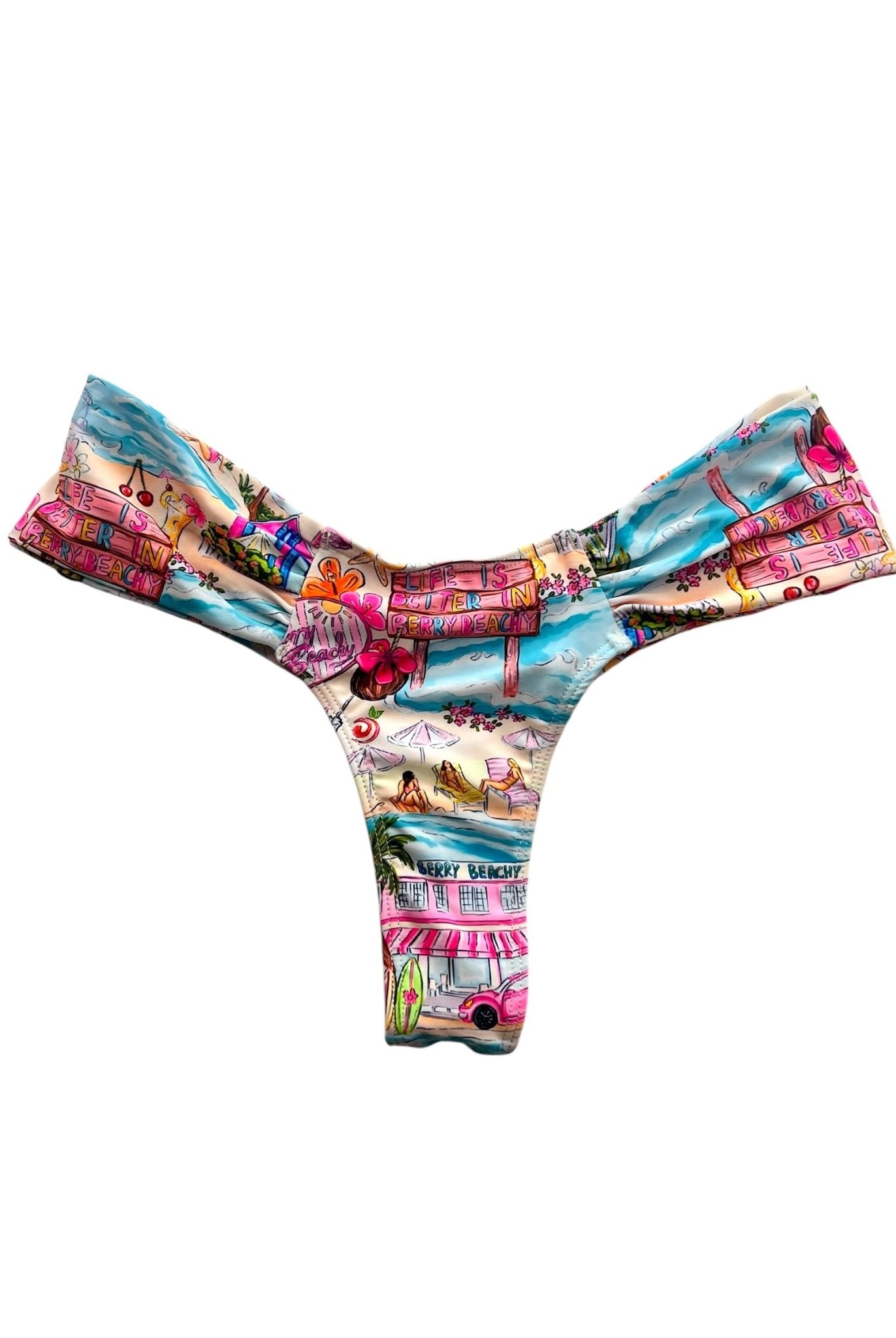 BERRY BEACHY RUCHED BOTTOM - Berry Beachy Swimwear