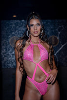 BLADE BODY - PINK SEQUIN - Berry Beachy Swimwear