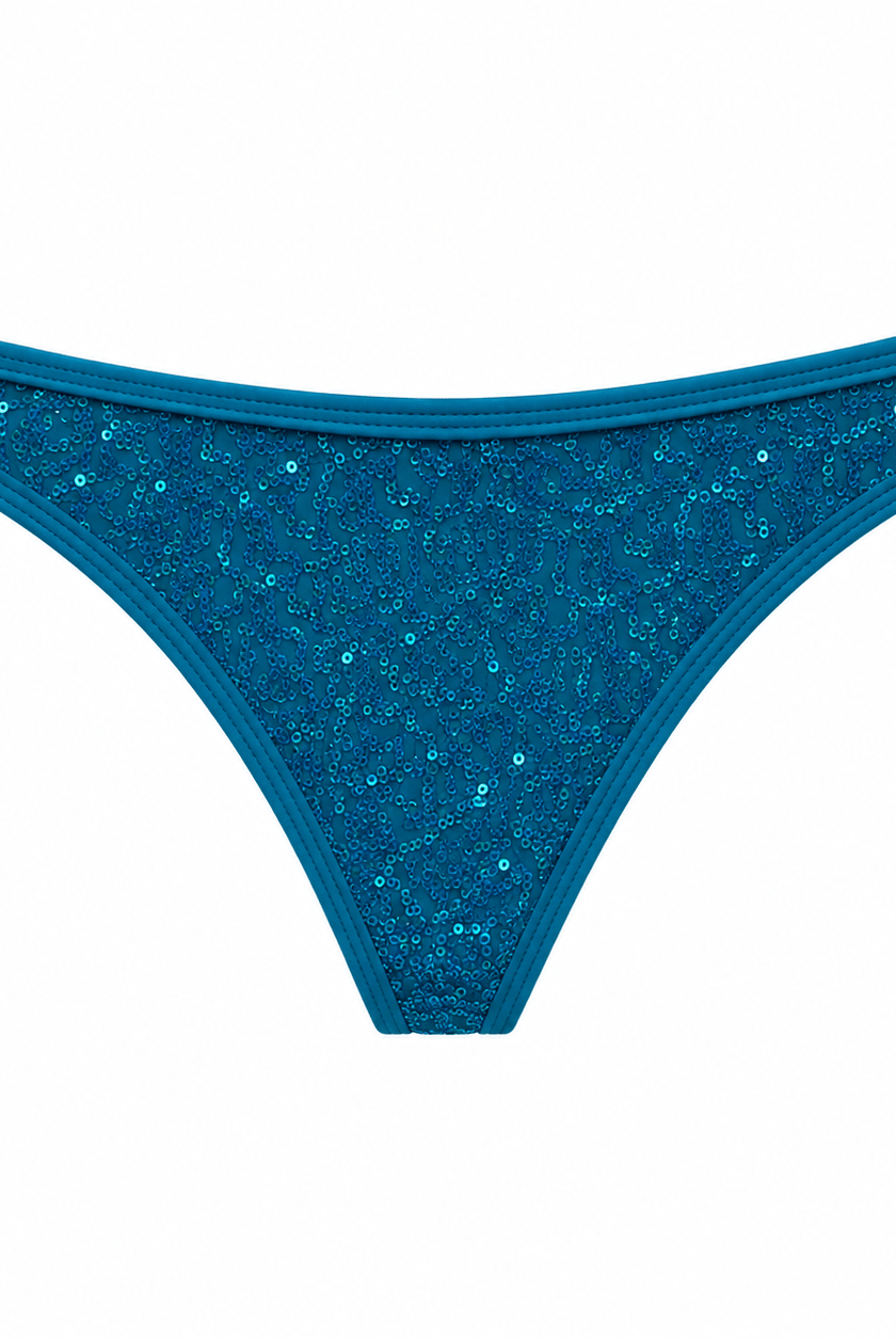BLADE BOTTOM -BLUE - Berry Beachy Swimwear