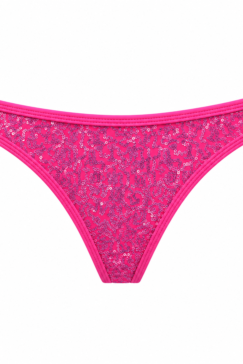 BLADE CHEEKY BOTTOM-PINK - Berry Beachy Swimwear