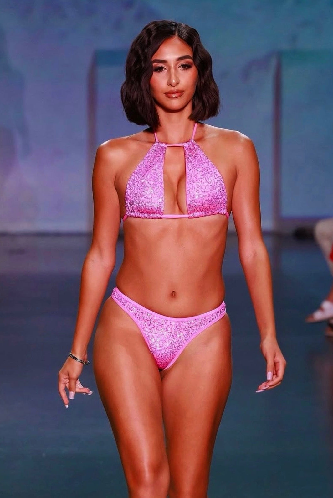 BLADE CHEEKY BOTTOM-PINK - Berry Beachy Swimwear