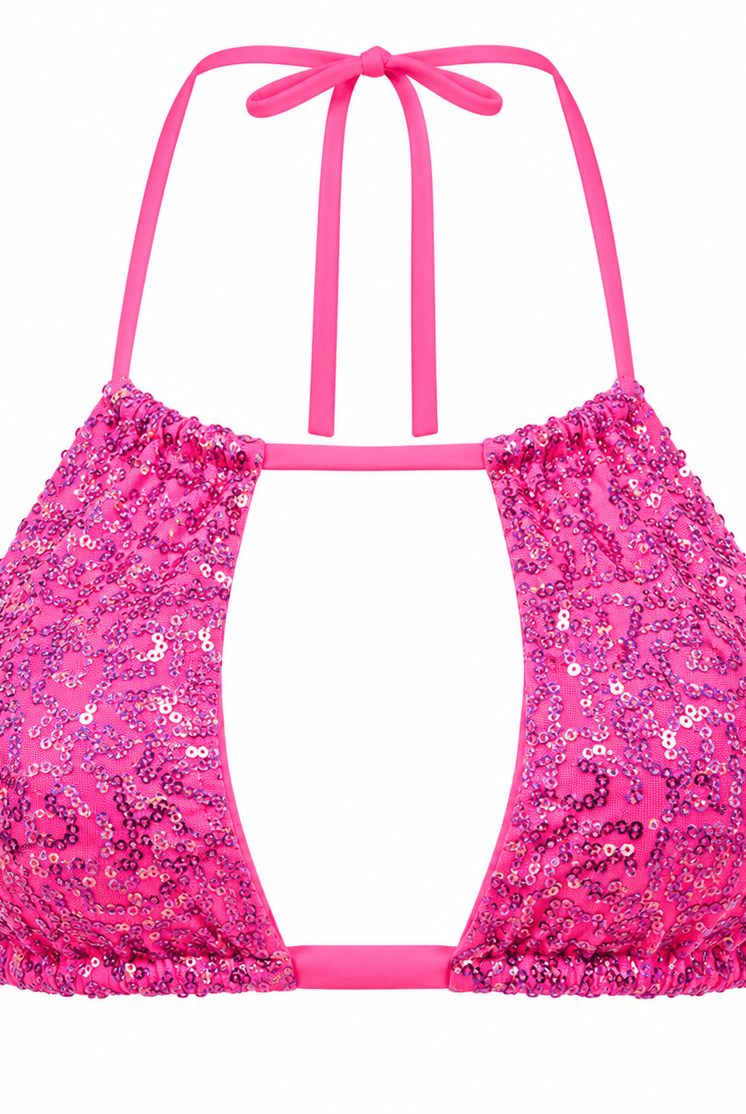 BLADE TOP -PINK - Berry Beachy Swimwear