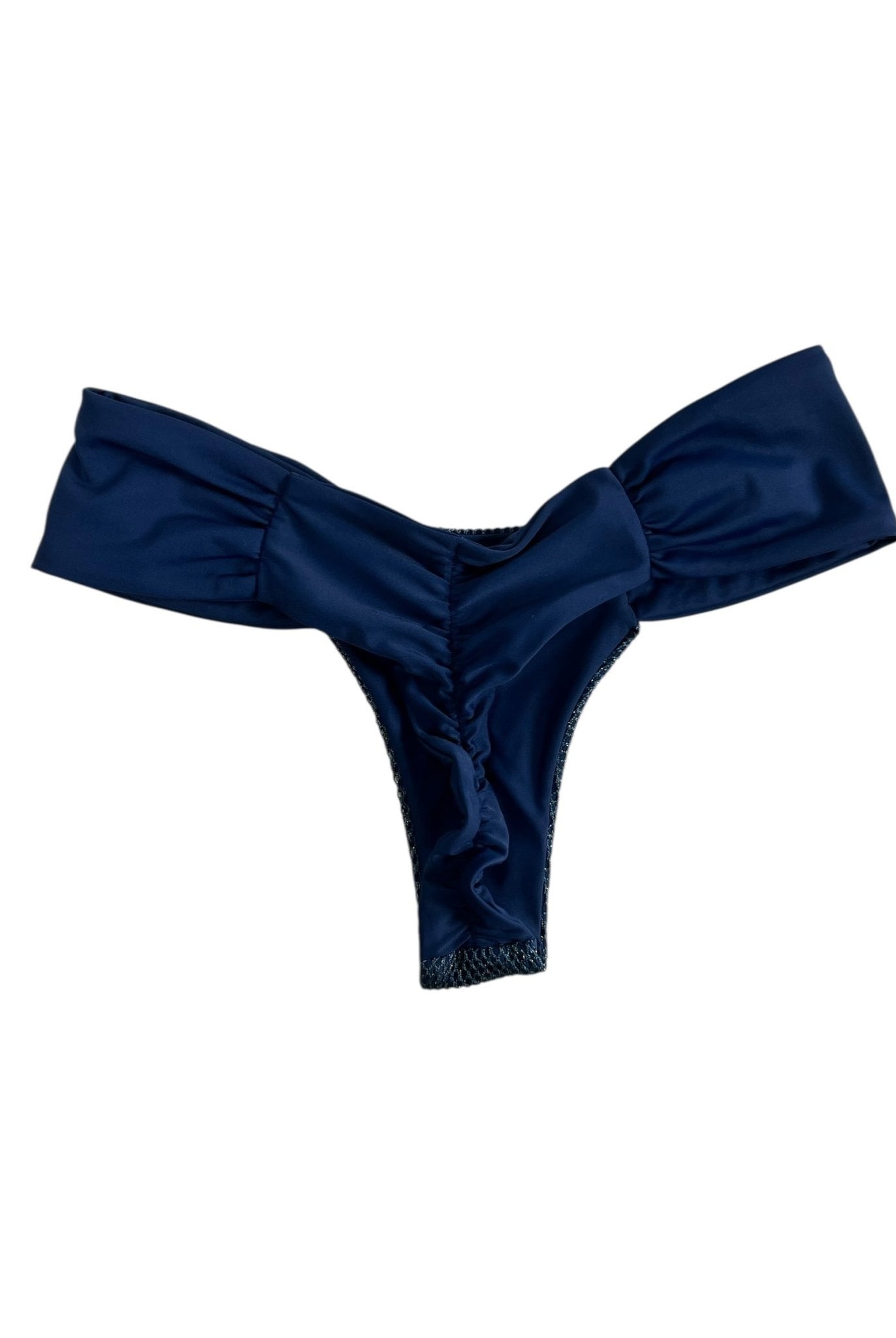 BLUE RODEO RUCHED BOTTOM - NAVY BLUE - Berry Beachy Swimwear