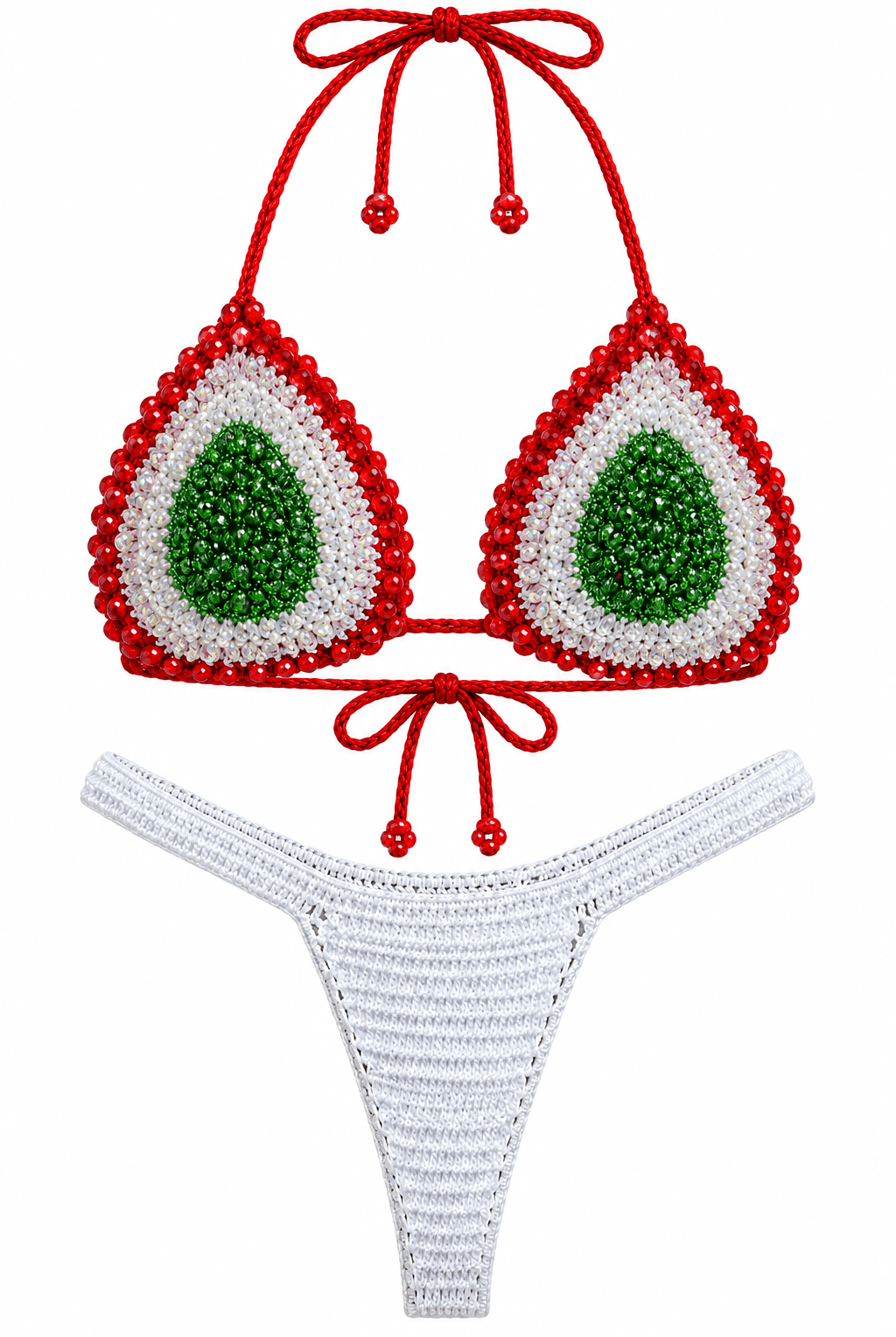 CIAO BELLA CROCHET BIKINI SET - Berry Beachy Swimwear