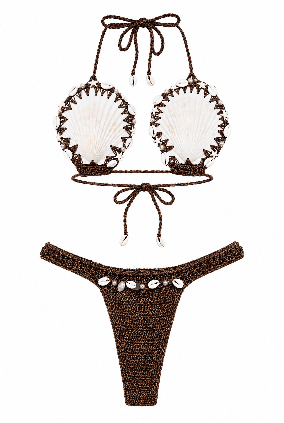 CONCHA DE PERLA SET- TAUPE - Berry Beachy Swimwear