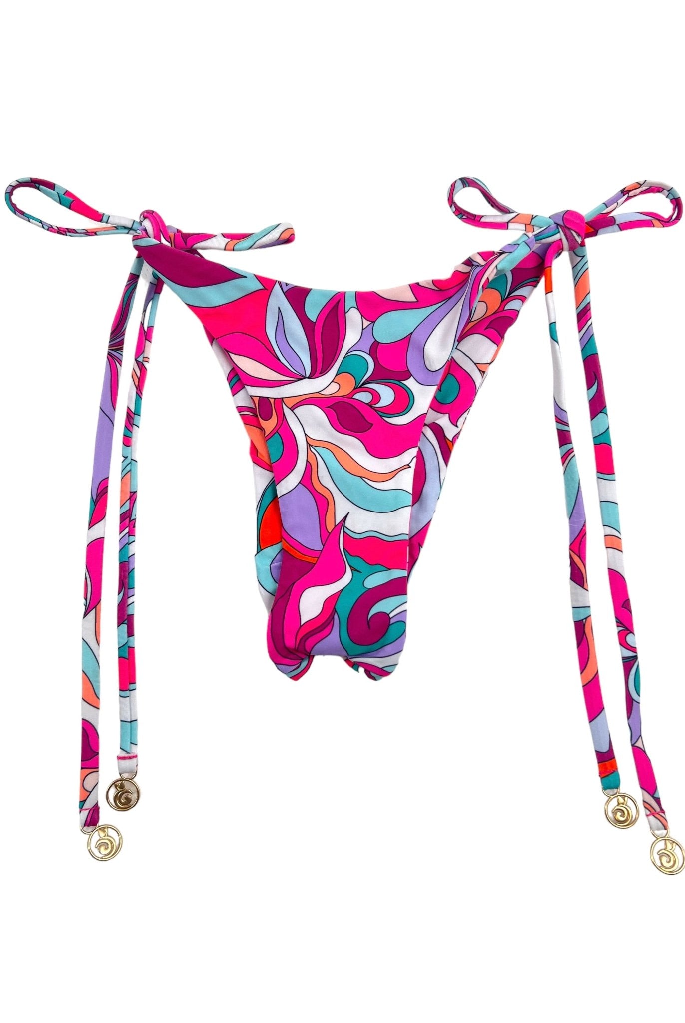 COSMO CHEEKY SCRUNCH BOTTOM - Berry Beachy Swimwear