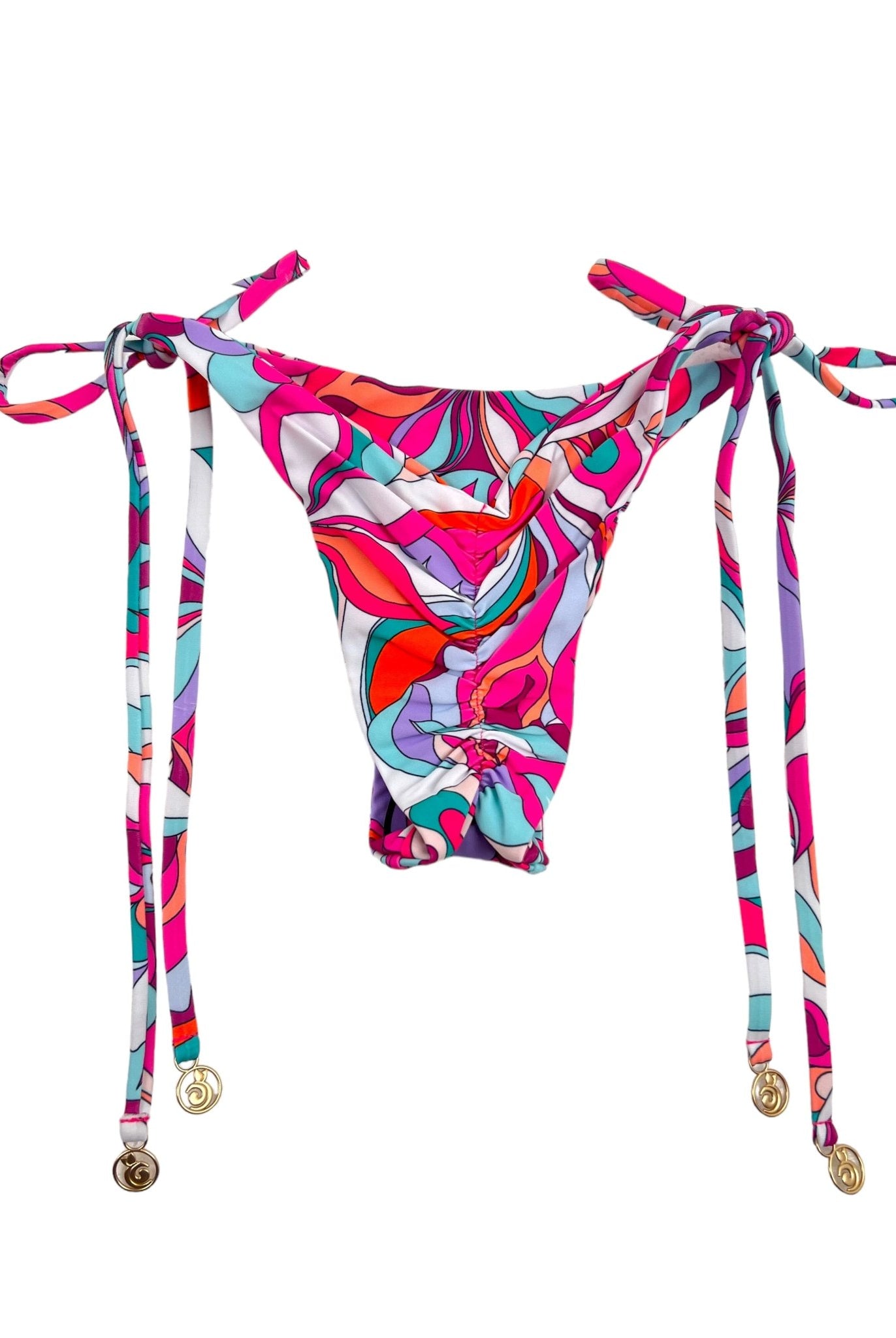 COSMO CHEEKY SCRUNCH BOTTOM - Berry Beachy Swimwear