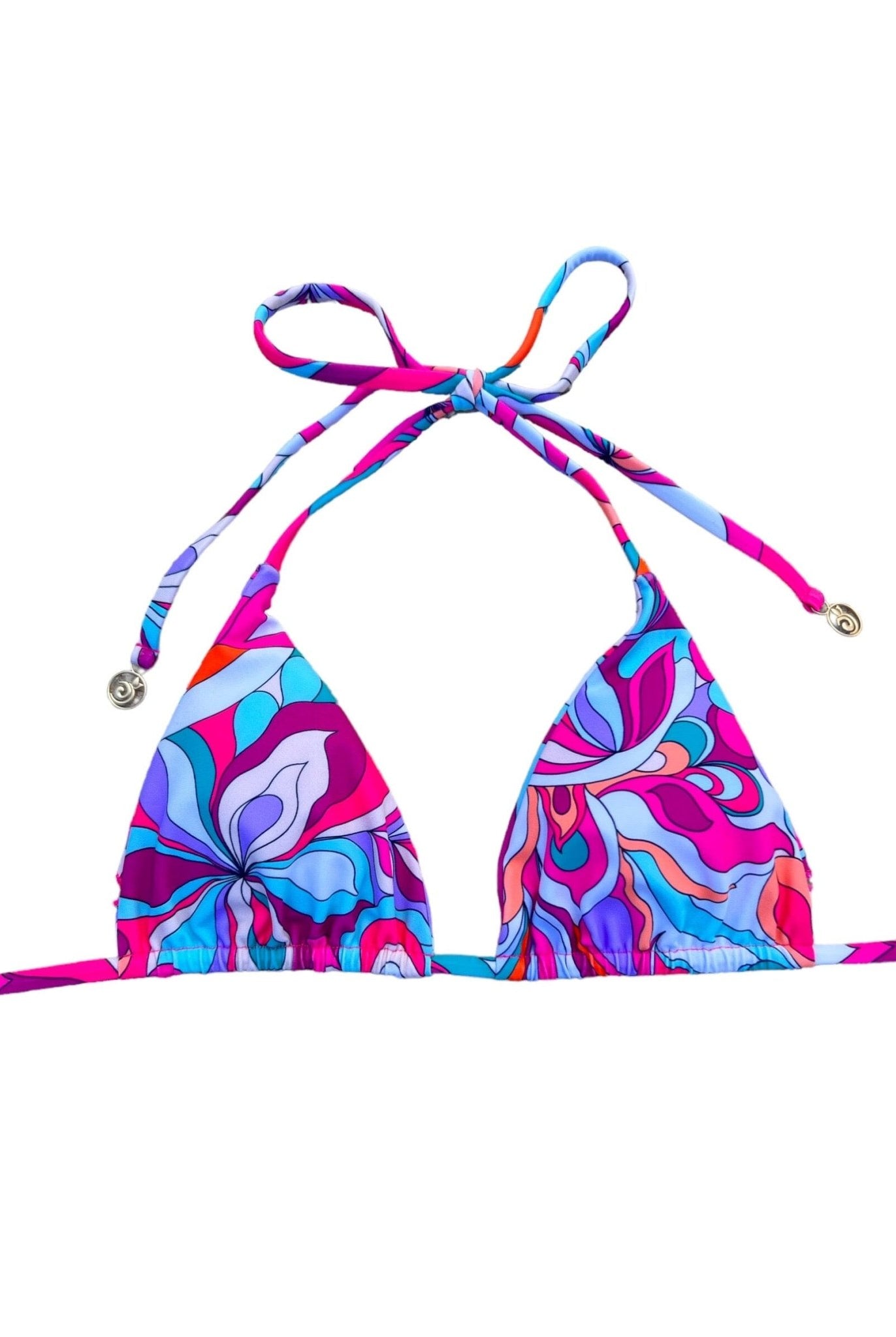 COSMO TRIANGLE TOP - Berry Beachy Swimwear