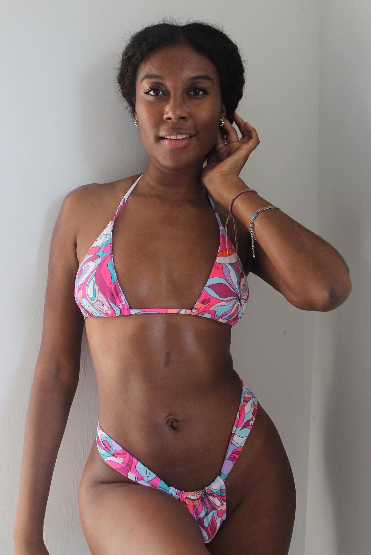 COSMO VINTAGE SLIDE BOTTOM - Berry Beachy Swimwear