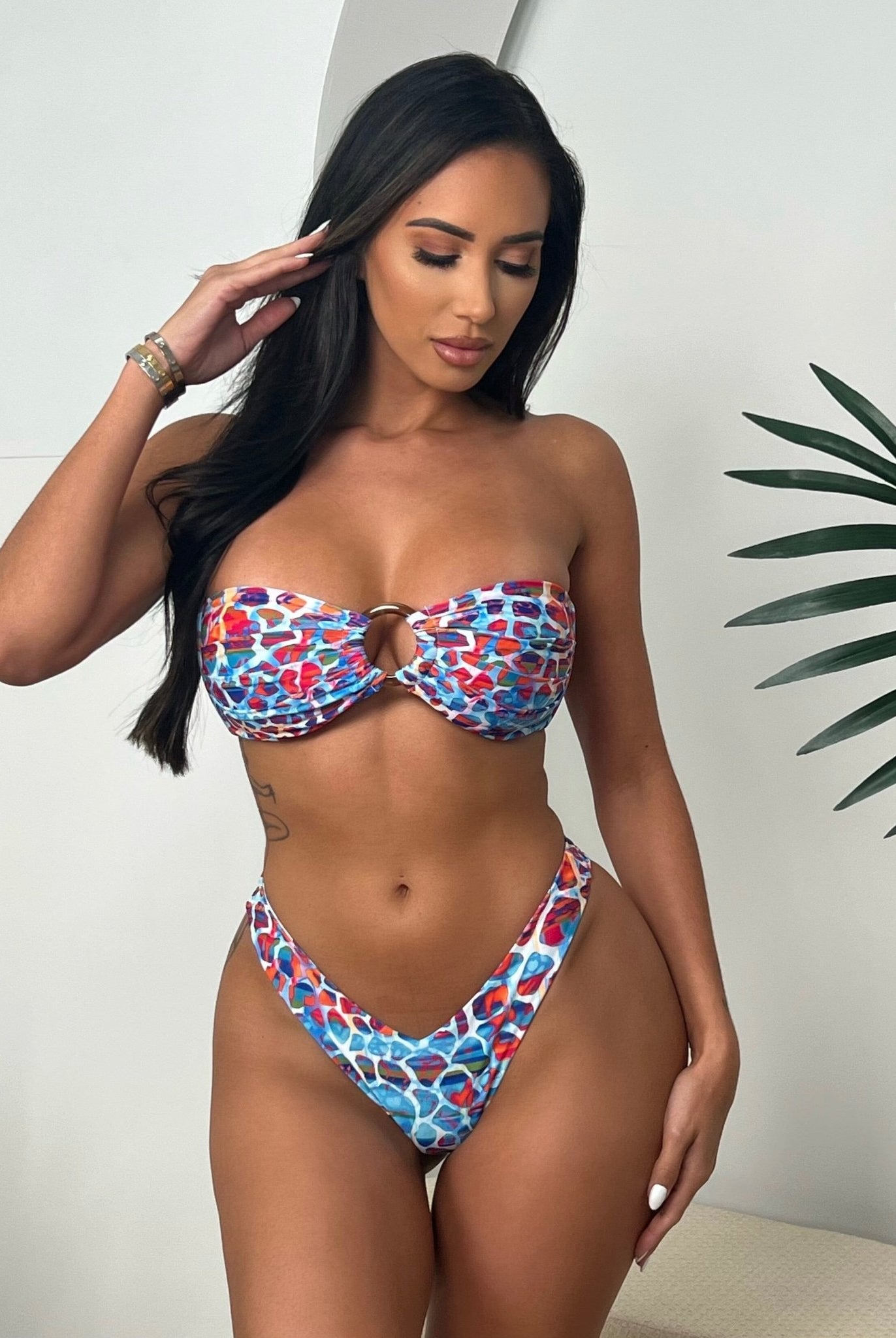 CRUSH BANDEAU TOP - Berry Beachy Swimwear