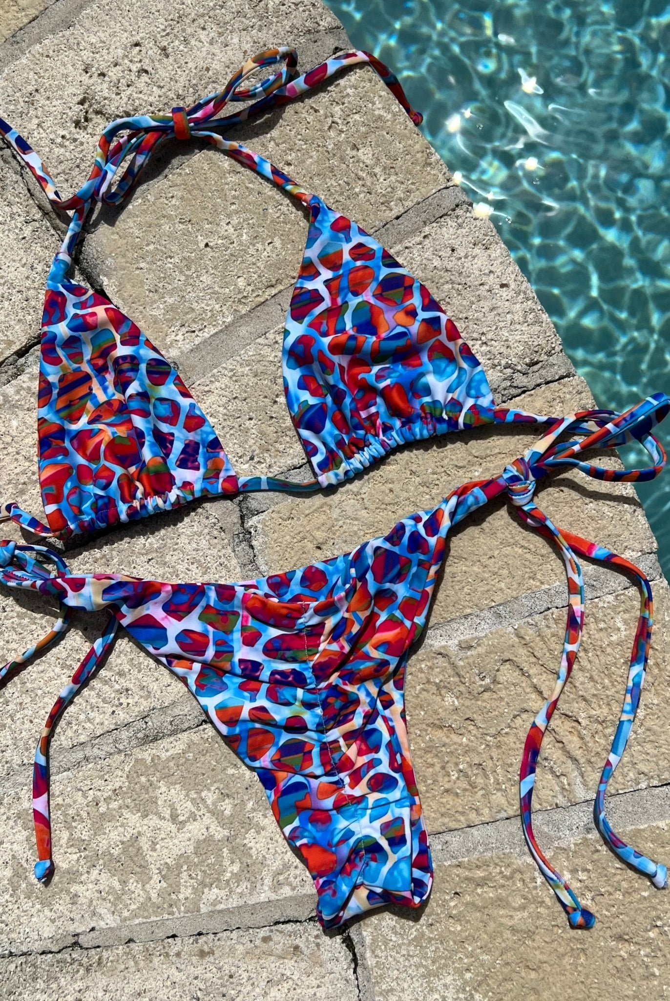 CRUSH CHEEKY SCRUNCH BOTTOM - Berry Beachy Swimwear