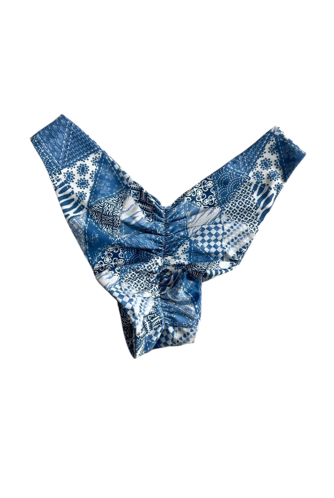 DENIM DAZE MODERATE CHEEKY BOTTOM - Berry Beachy Swimwear