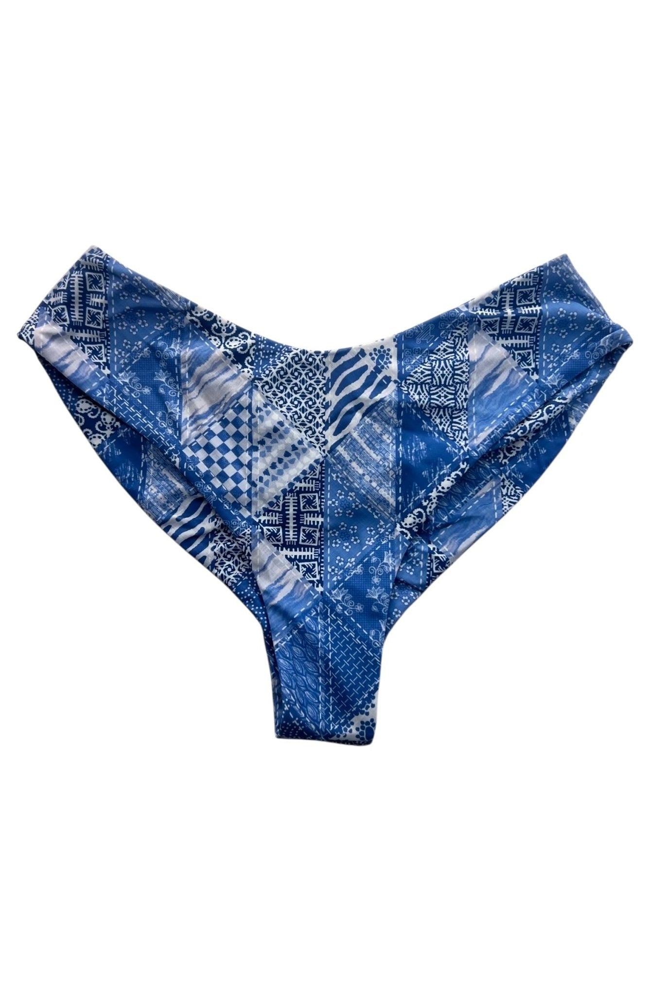 DENIM DAZE MODERATE CHEEKY BOTTOM - Berry Beachy Swimwear