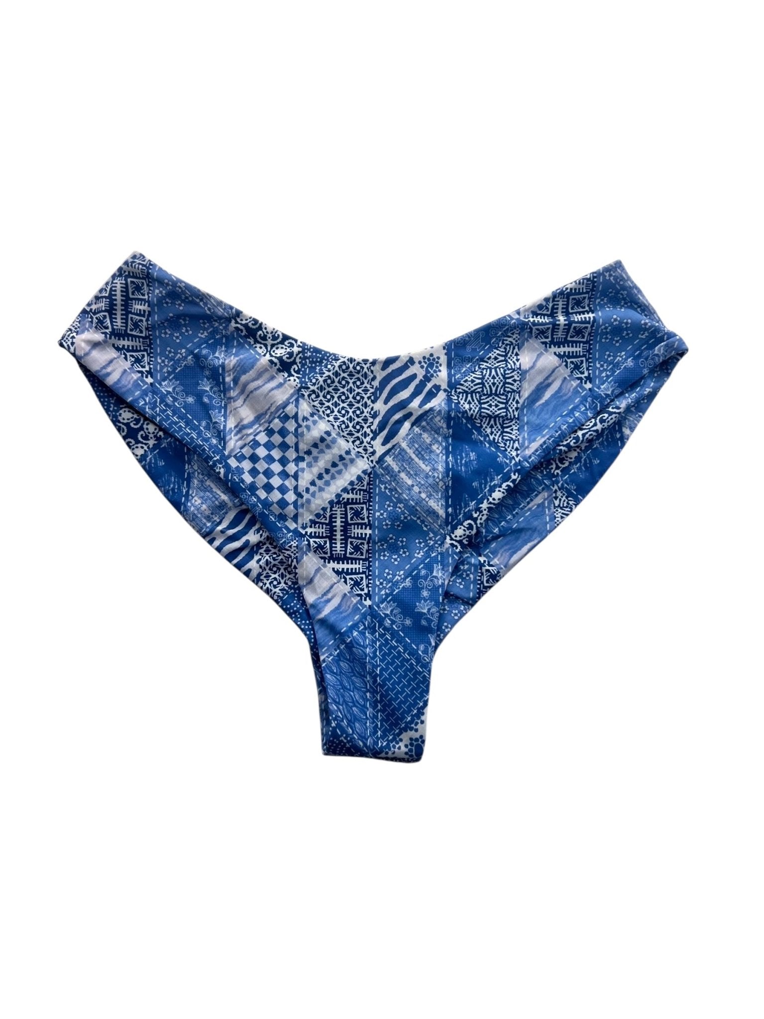 DENIM DAZE MODERATE CHEEKY BOTTOM - Berry Beachy Swimwear