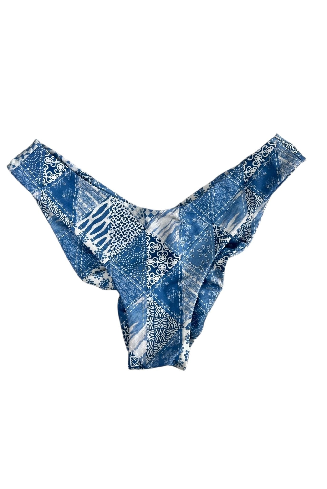 DENIM DAZE MODERATE CHEEKY BOTTOM - Berry Beachy Swimwear