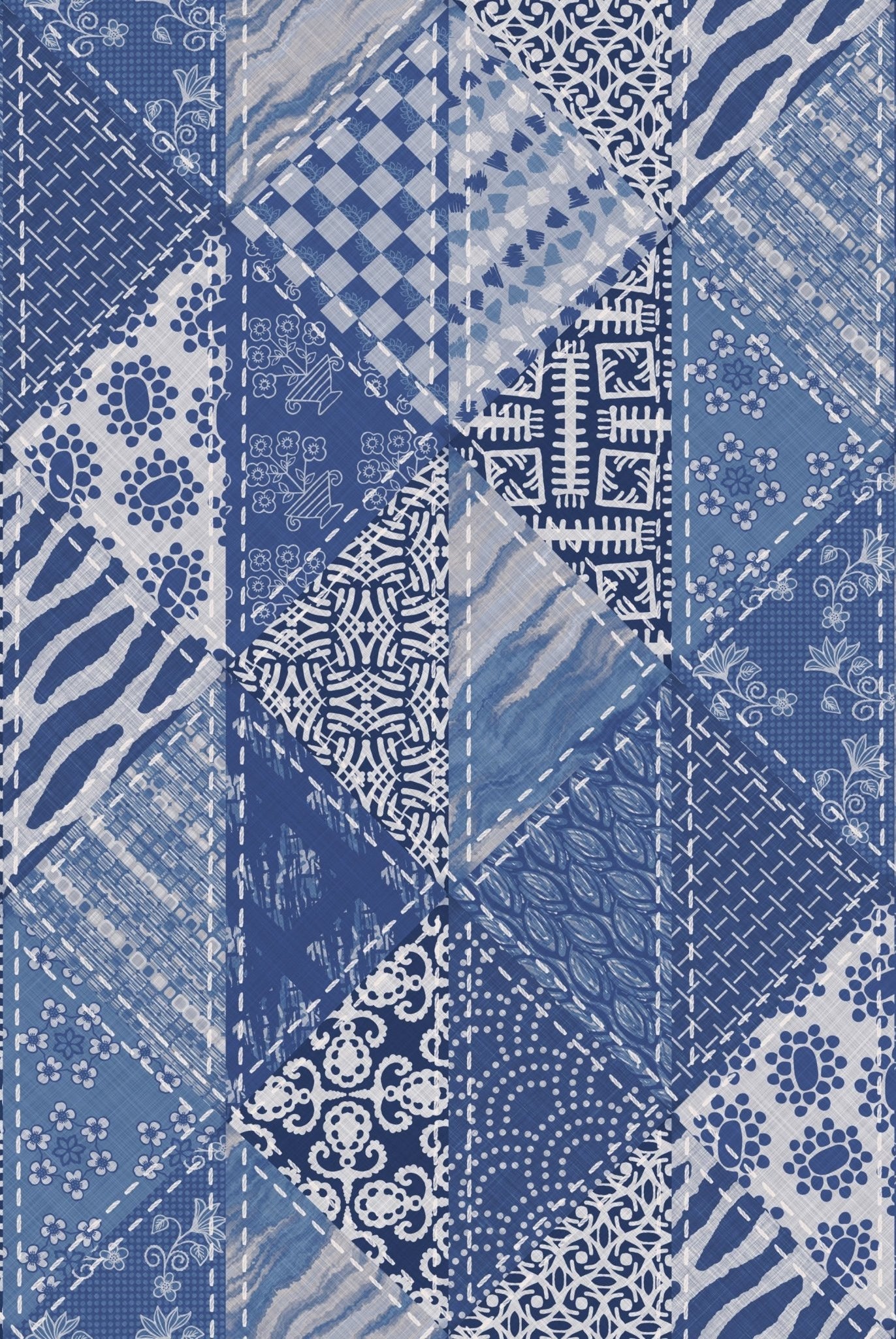 DENIM DAZE MODERATE CHEEKY BOTTOM - Berry Beachy Swimwear