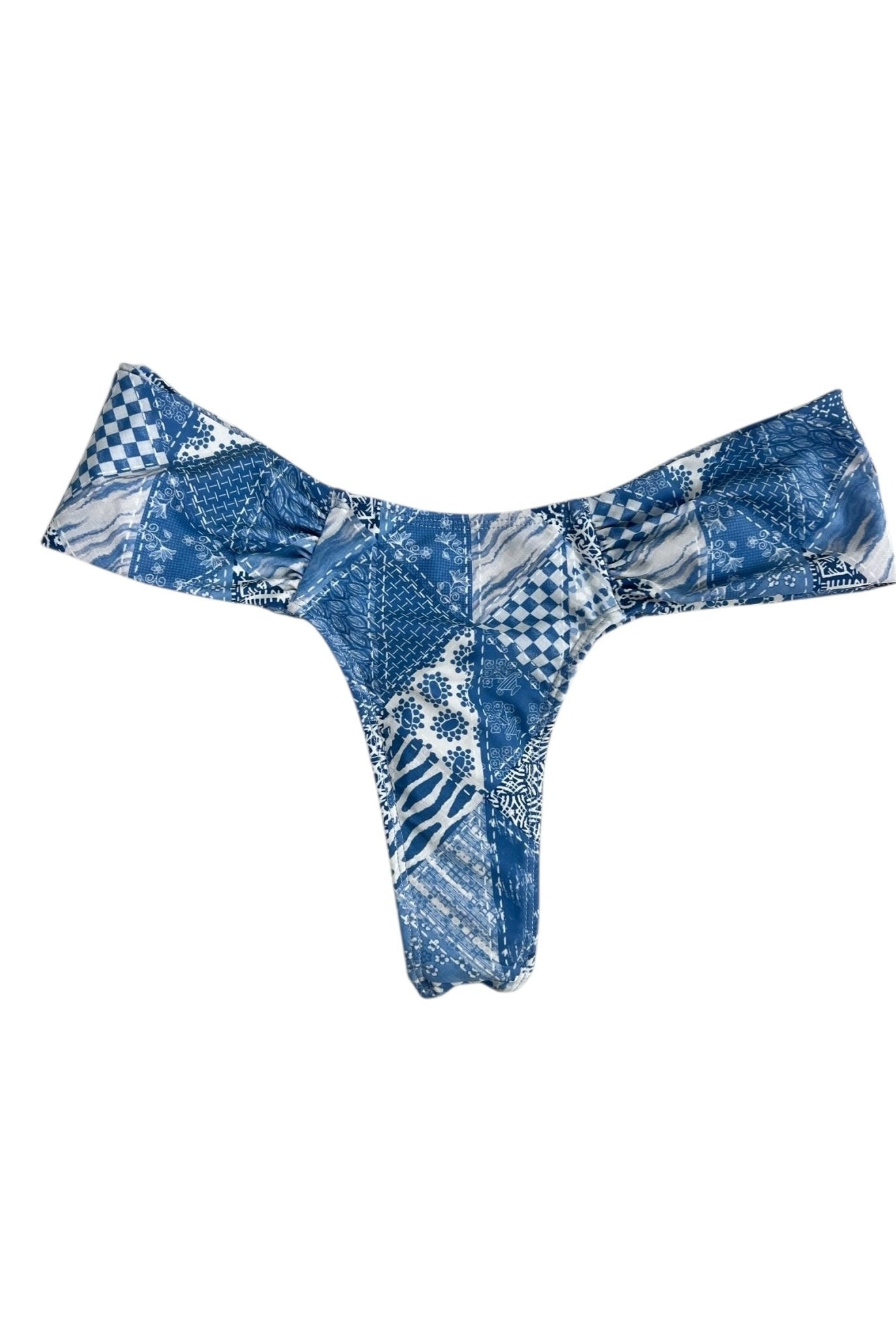 DENIM DAZE RUCHED BOTTOM - Berry Beachy Swimwear