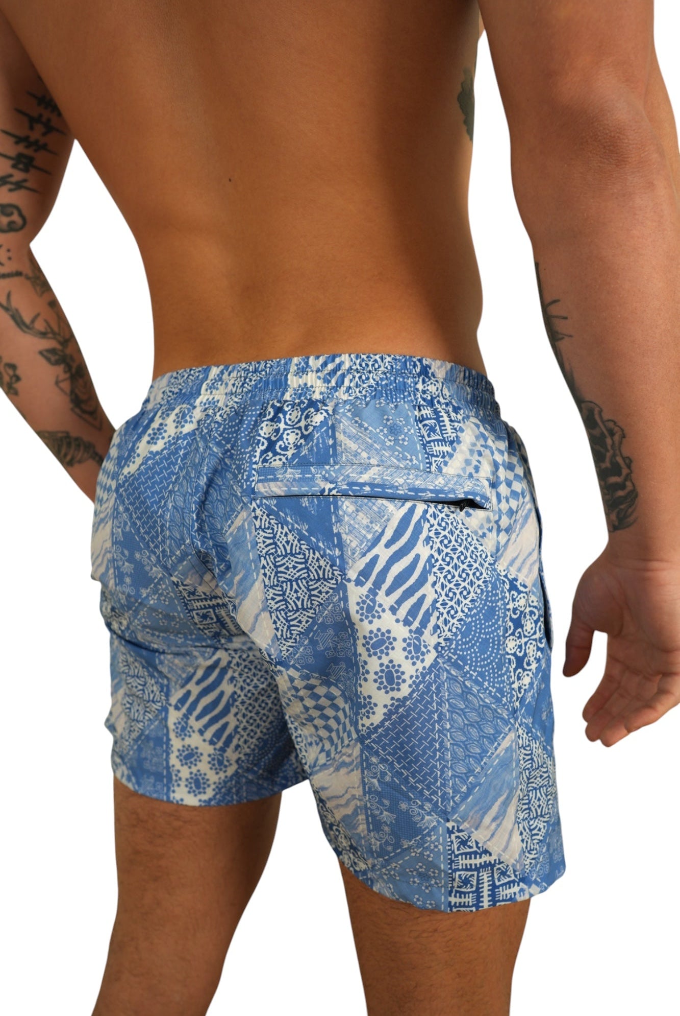 DENIM DAZE TRUNKS 5.5" & 7.5" STRETCH - Berry Beachy Swimwear