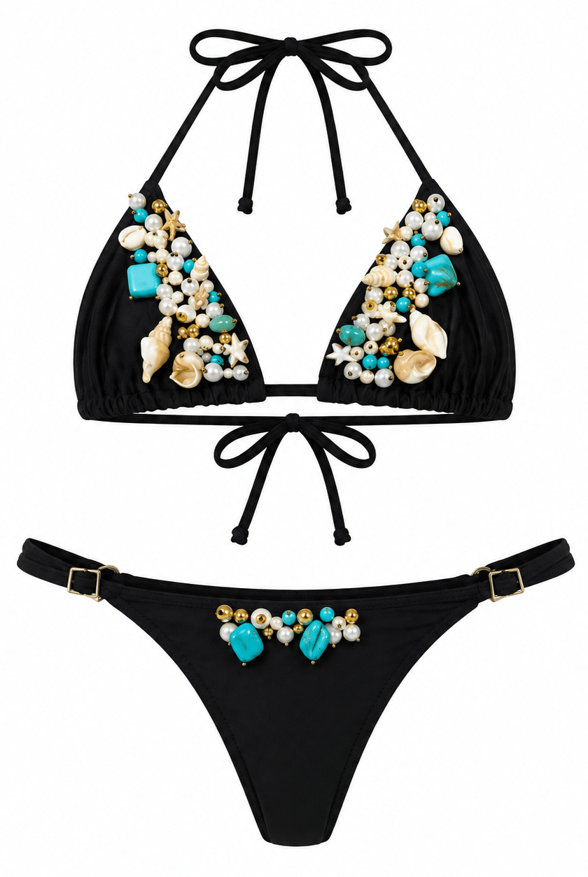 ESTRELLA DE SIRENA SET-MAREA NEGRA - Berry Beachy Swimwear