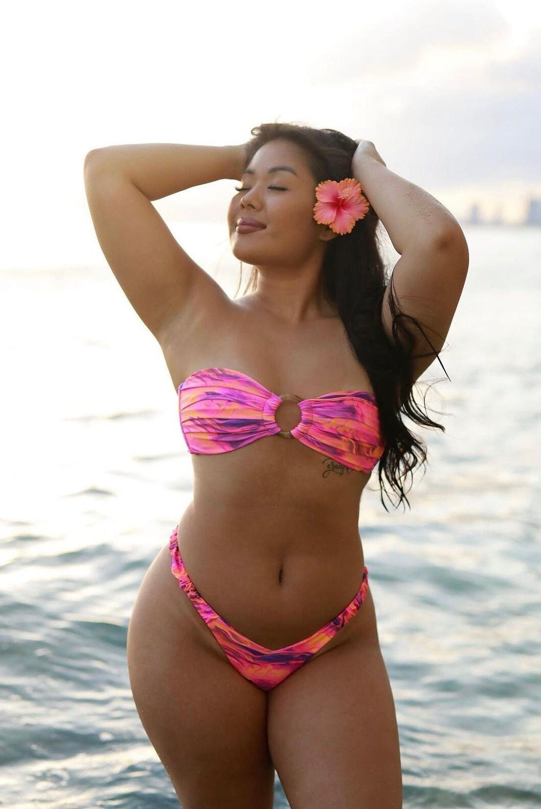 EUPHORIA BANDEAU TOP - Berry Beachy Swimwear