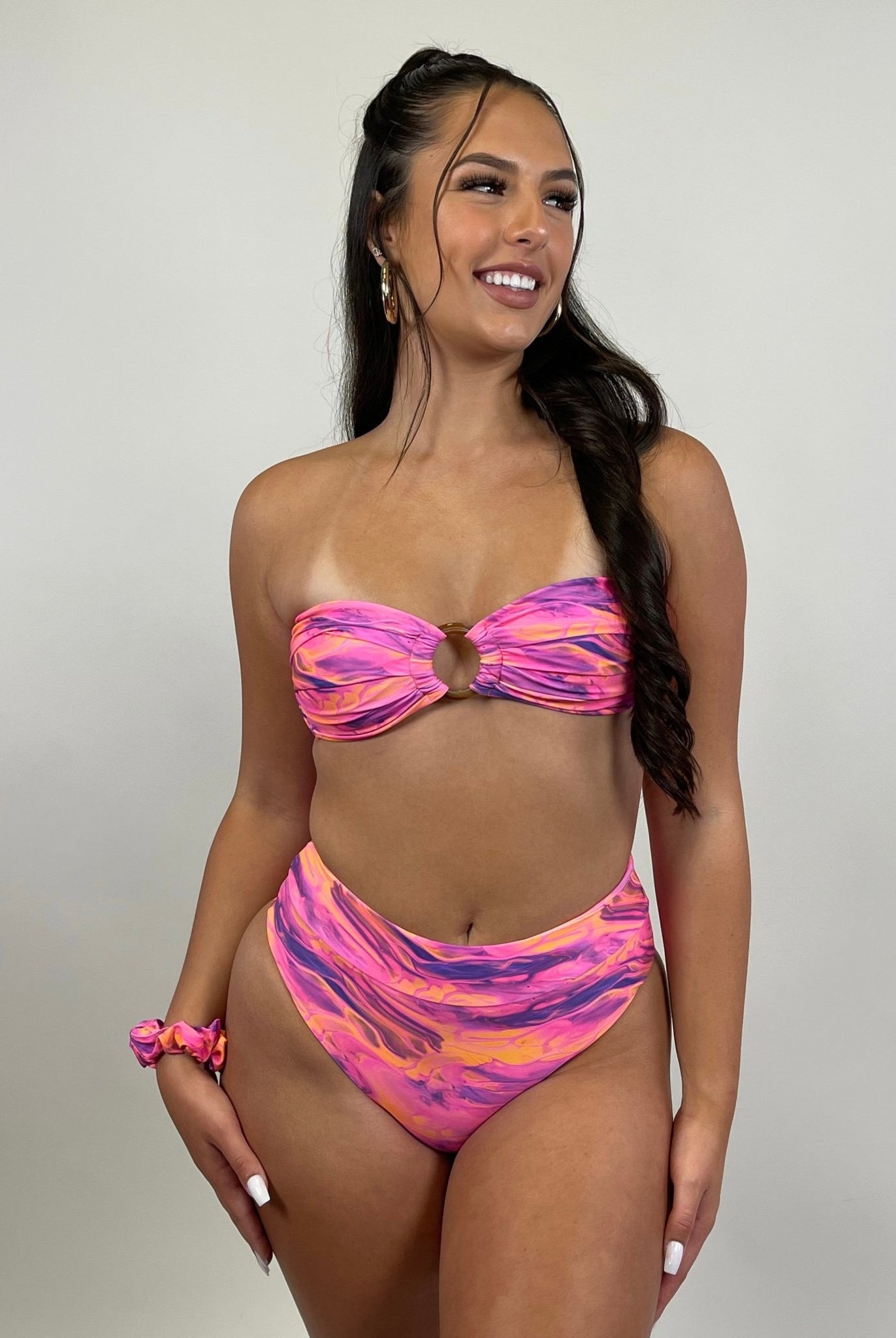 EUPHORIA BANDEAU TOP - Berry Beachy Swimwear