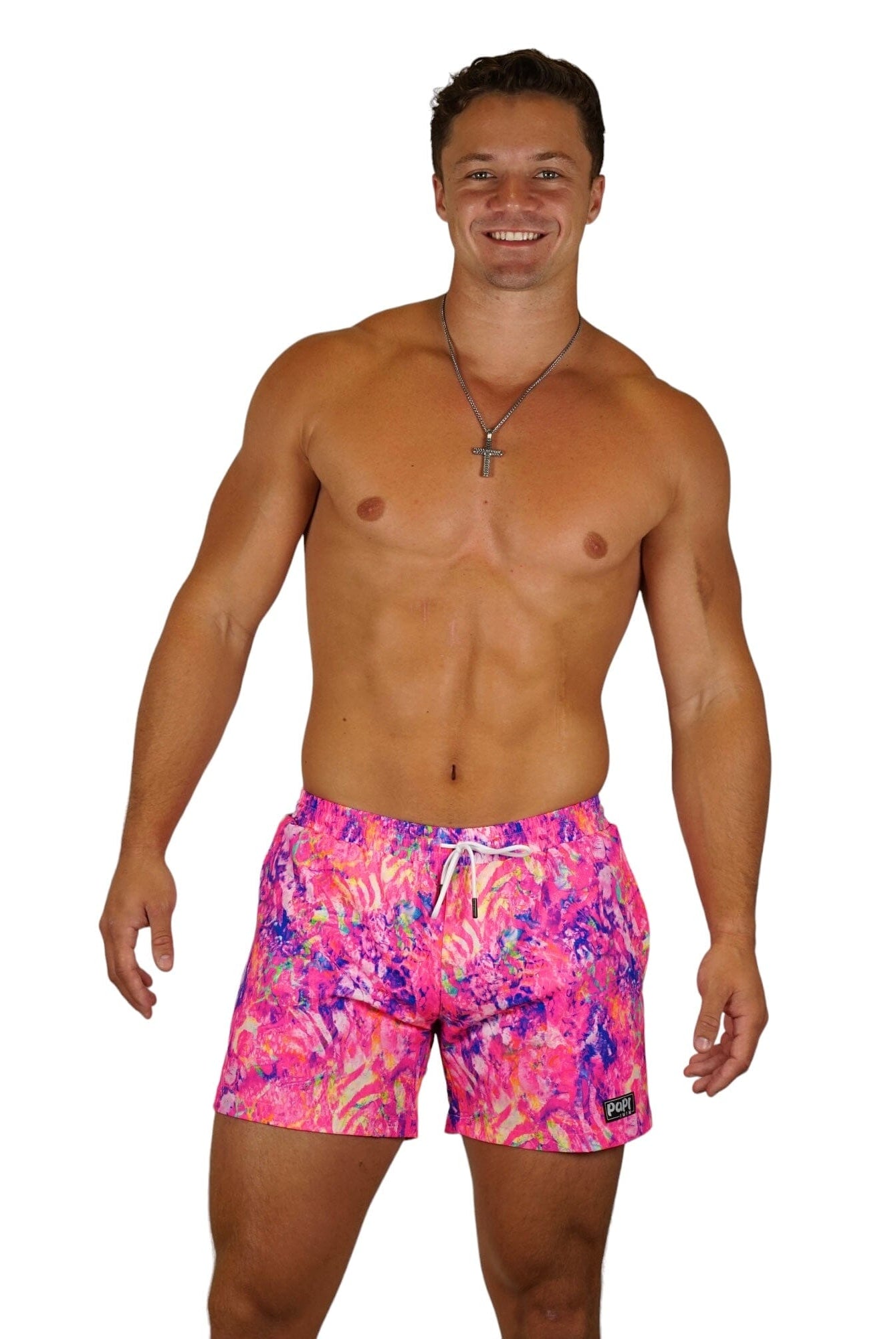 FANTASIA MEN TRUNKS 5.5" & 7.5" STRETCH - Berry Beachy Swimwear