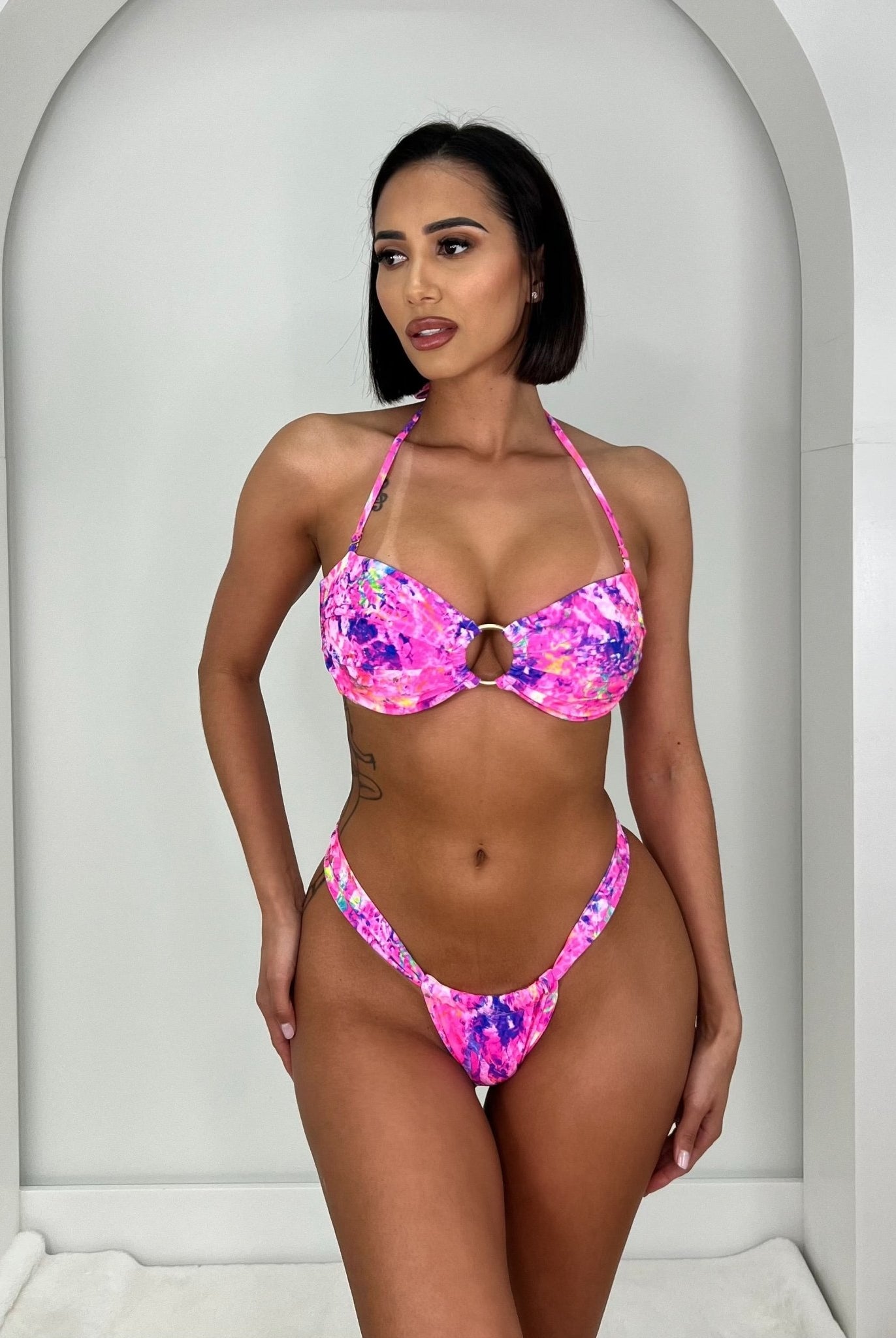 FANTASIA VINTAGE SLIDE BOTTOM - Berry Beachy Swimwear