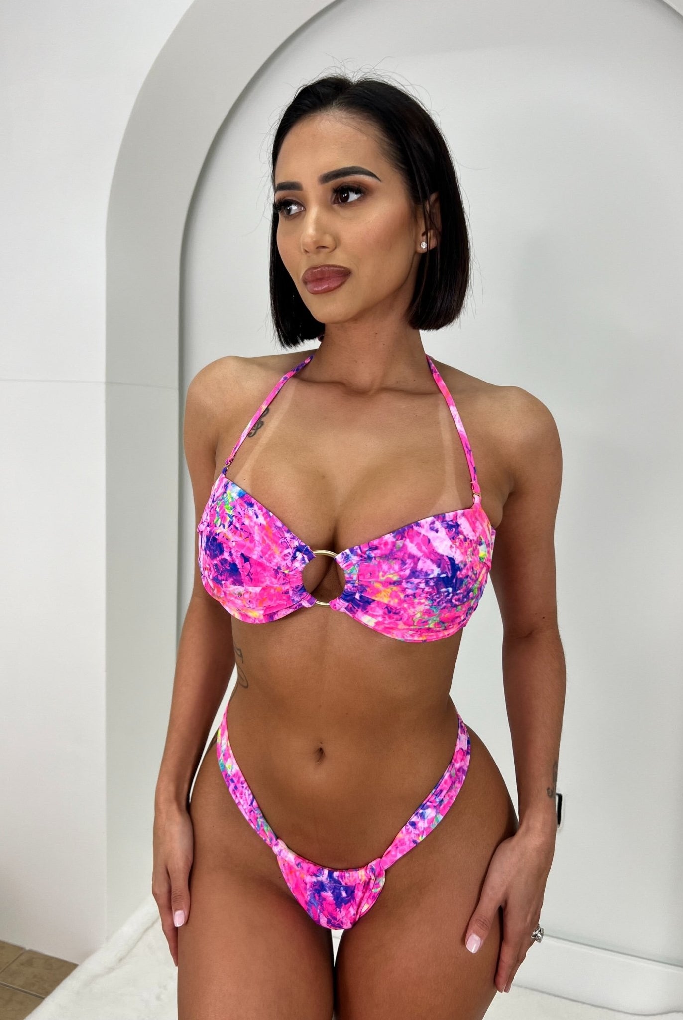 FANTASIA VINTAGE SLIDE BOTTOM - Berry Beachy Swimwear