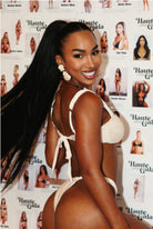 GOLDEN LASSO BANDEAU BRA TOP - IVORY - Berry Beachy Swimwear