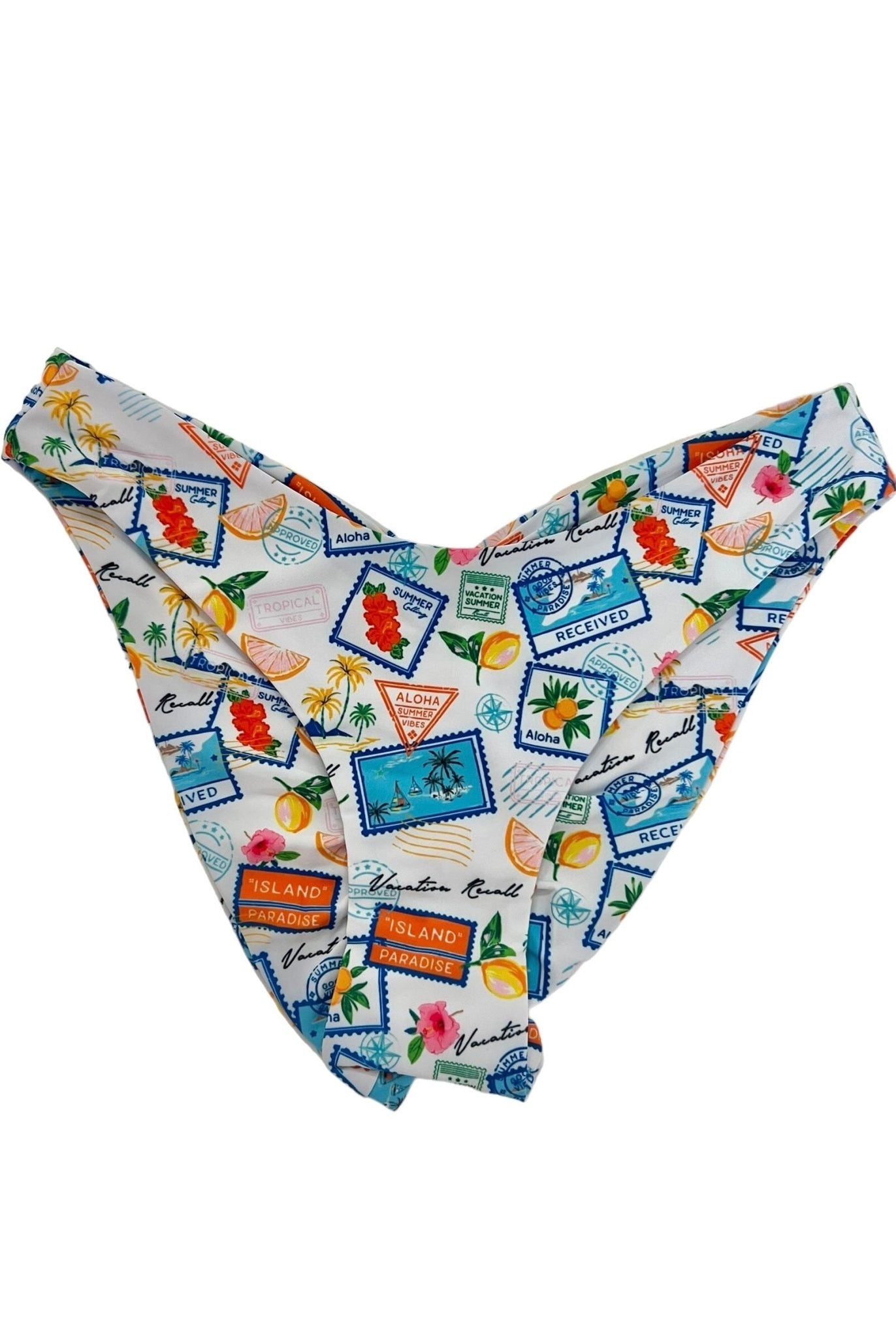 ISLANDER MODERATE CHEEKY BOTTOM - Berry Beachy Swimwear