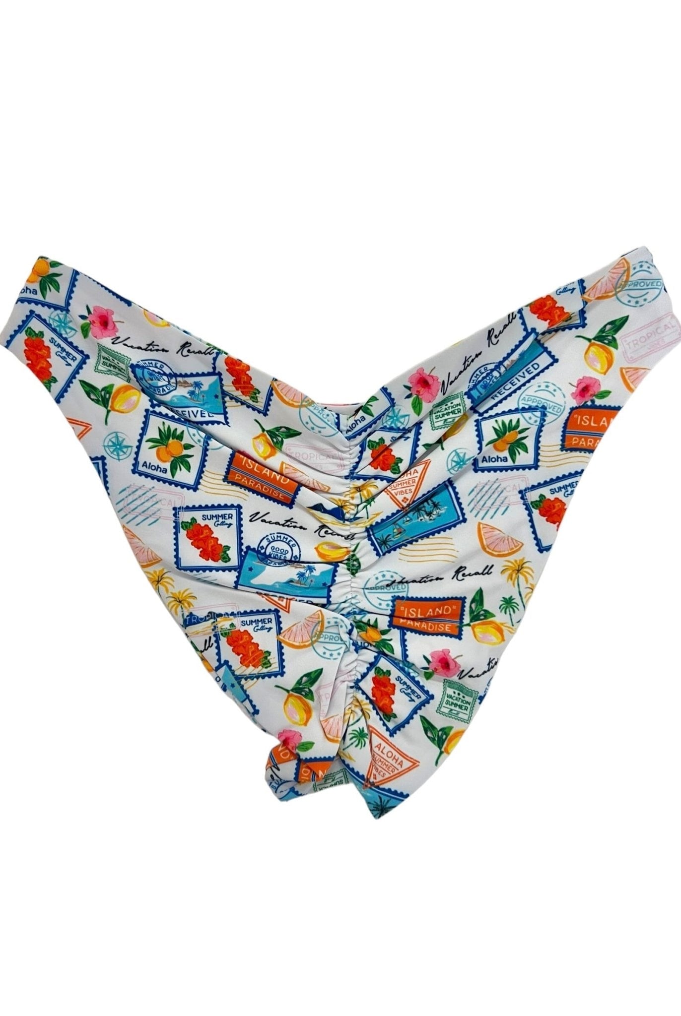 ISLANDER MODERATE CHEEKY BOTTOM - Berry Beachy Swimwear