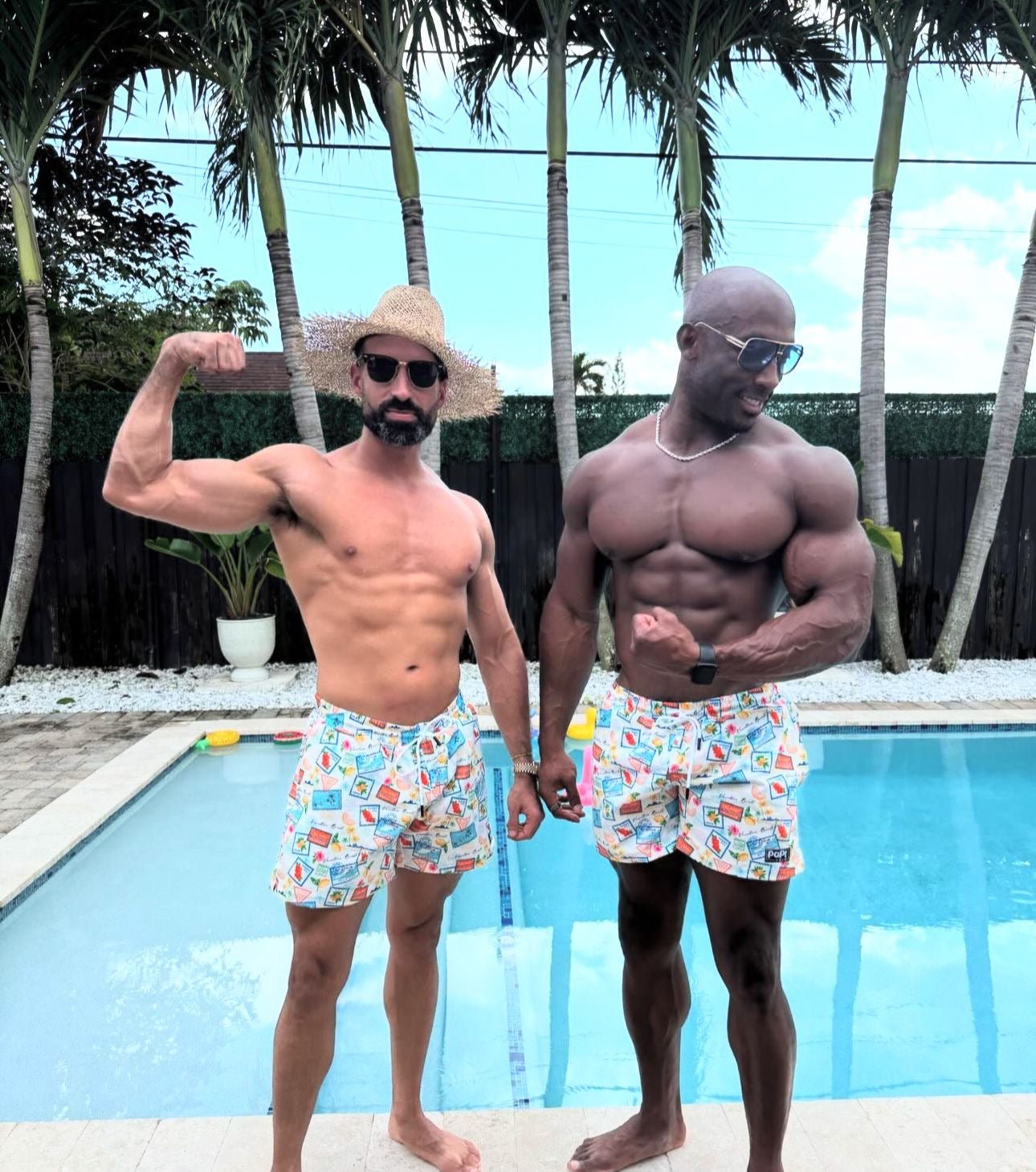 ISLANDER TRUNKS 5.5" & 7.5" STRETCH - Berry Beachy Swimwear