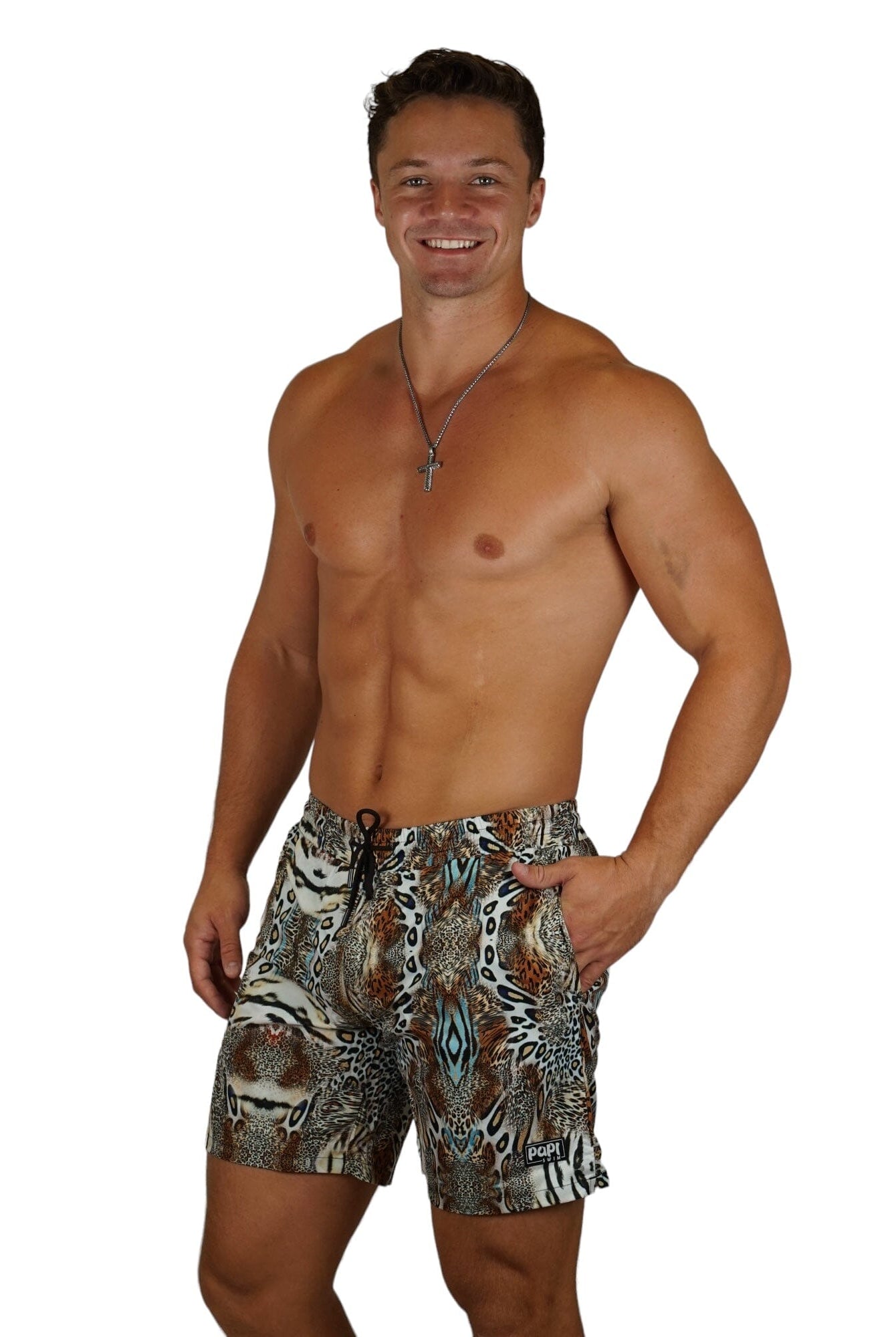 KENYA MEN TRUNKS 5.5" & 7.5" STRETCH - Berry Beachy Swimwear