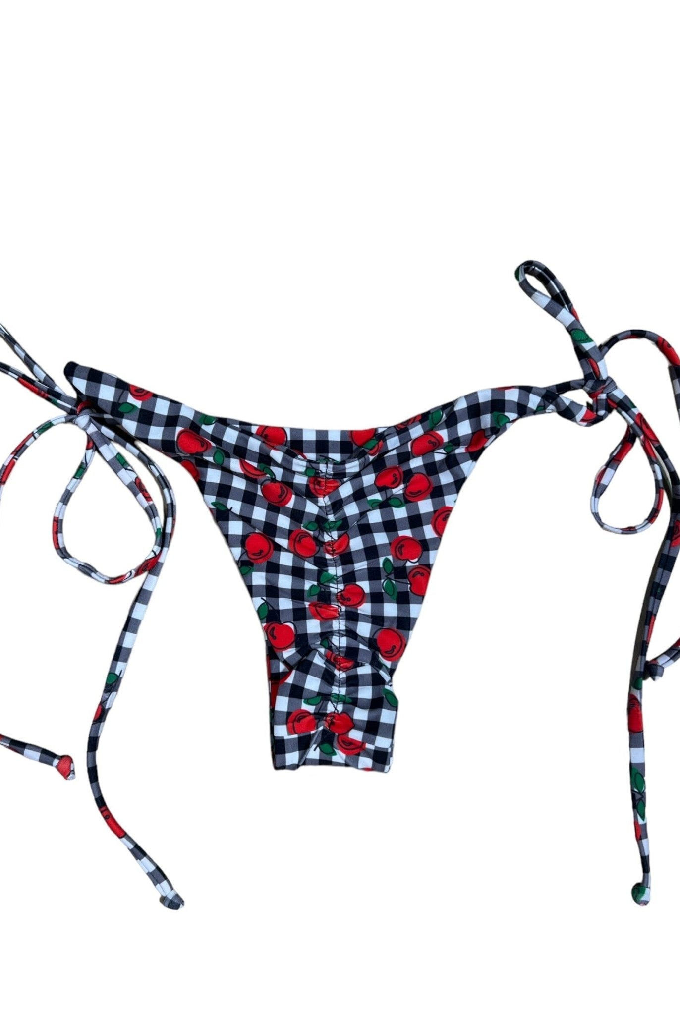 LA CHÉRIE CHEEKY SCRUNCH BOTTOM - Berry Beachy Swimwear