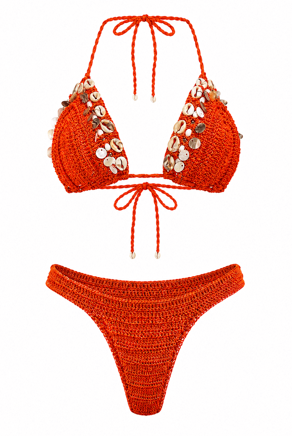 LA CONCHERA SET- CORAL - Berry Beachy Swimwear