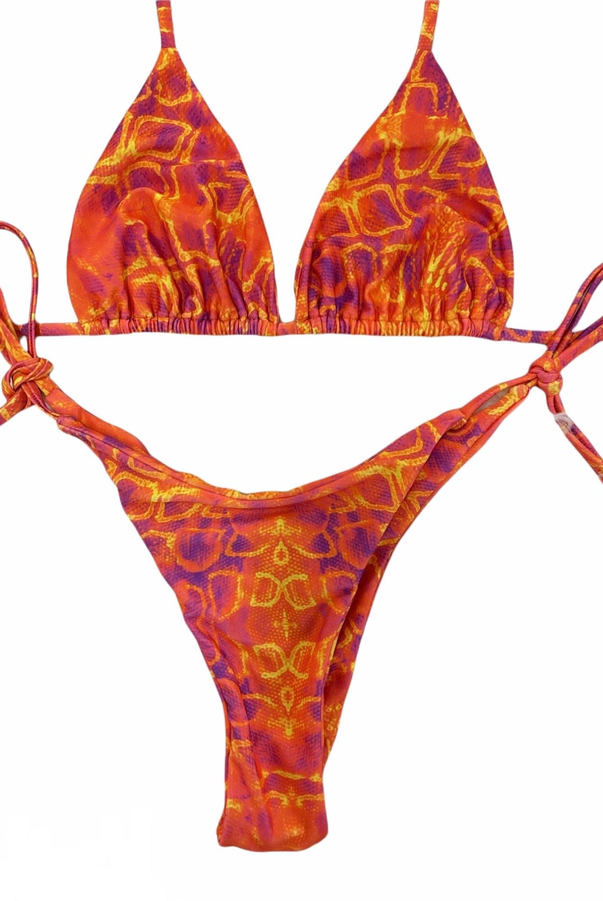 LAVA CHEEKY SCRUNCH BOTTOM - Berry Beachy Swimwear
