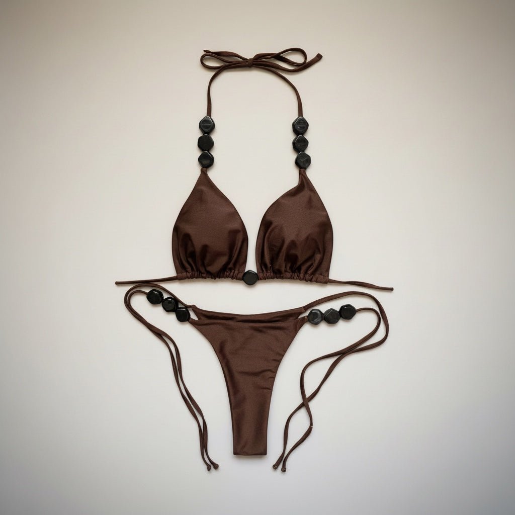 MOCHA DRIFT BIKINI SET - MOCHA - Berry Beachy Swimwear