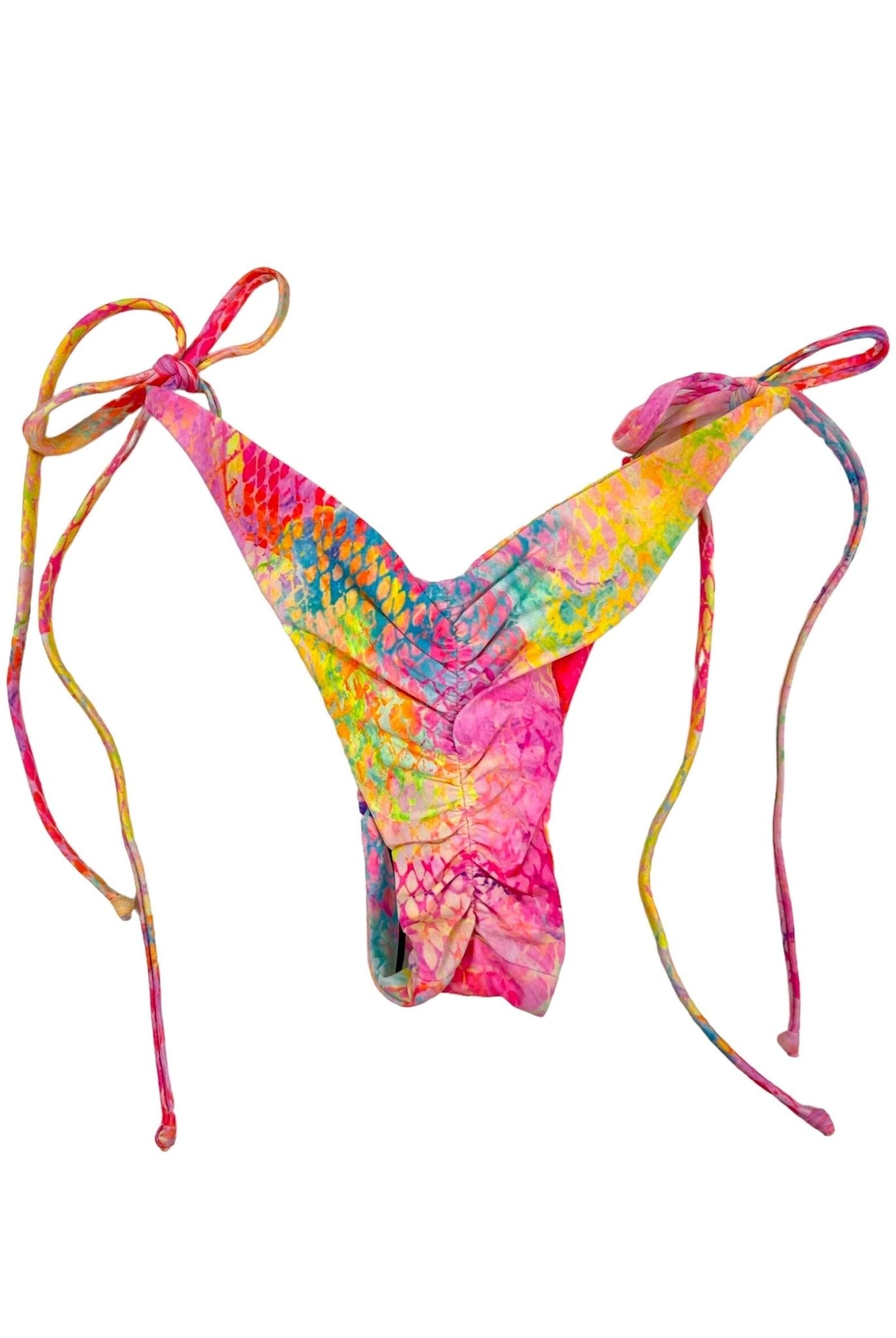MYSTIQUE CHEEKY SCRUNCH BOTTOM - Berry Beachy Swimwear