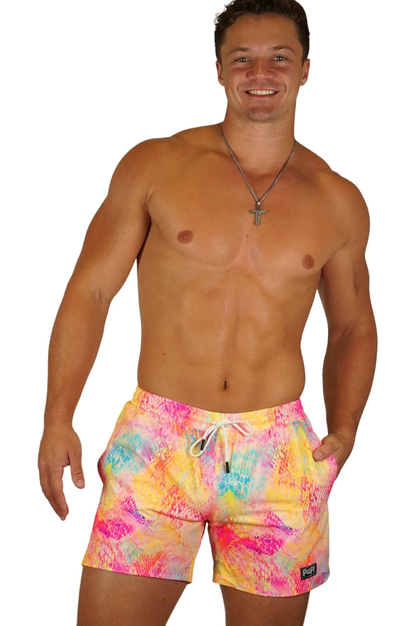 MYSTIQUE MEN TRUNKS 5.5" & 7.5" STRETCH - Berry Beachy Swimwear