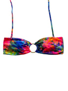 NEON PALMS BANDEAU TOP - Berry Beachy Swimwear