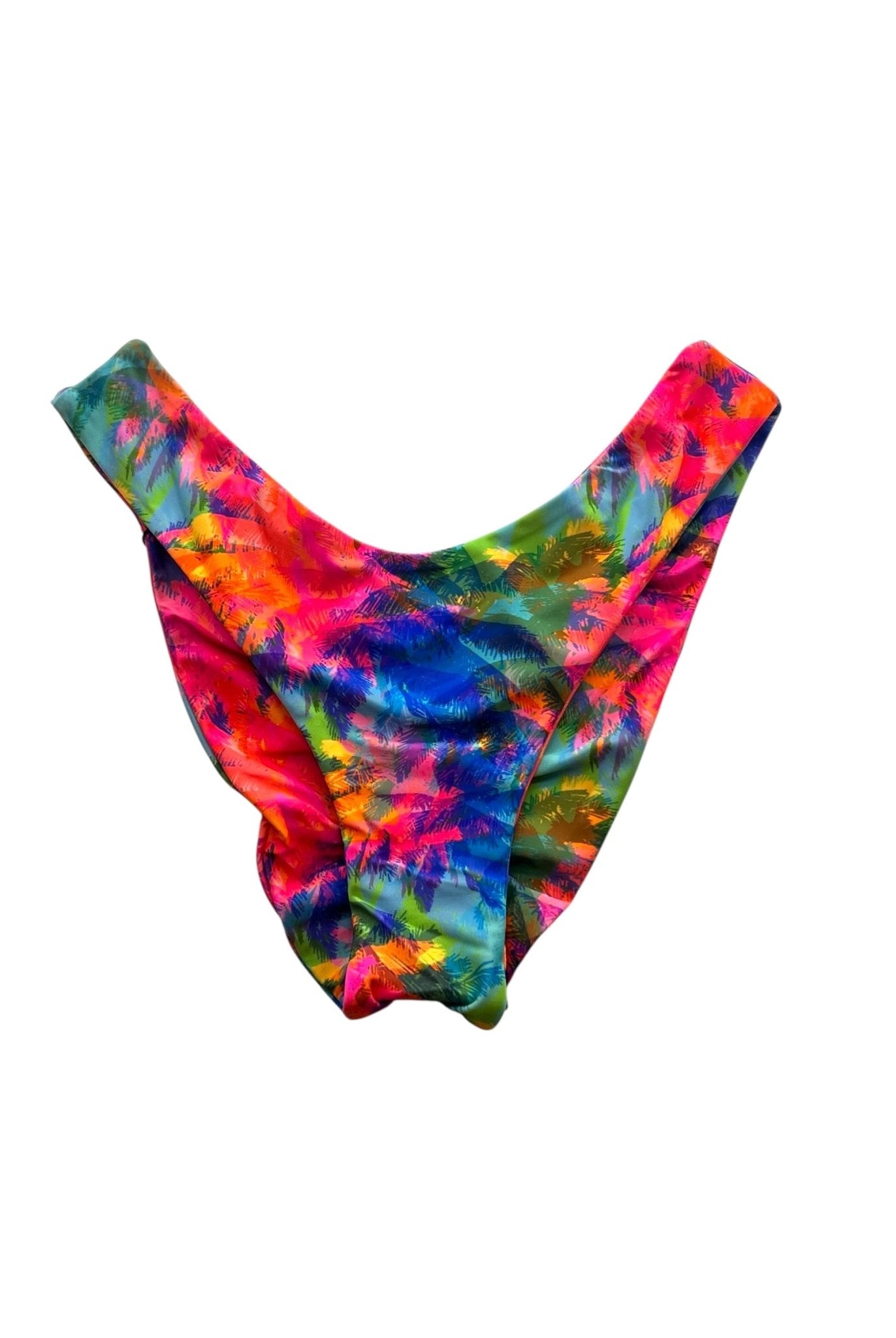 NEON PALMS MODERATE BOTTOM - Berry Beachy Swimwear