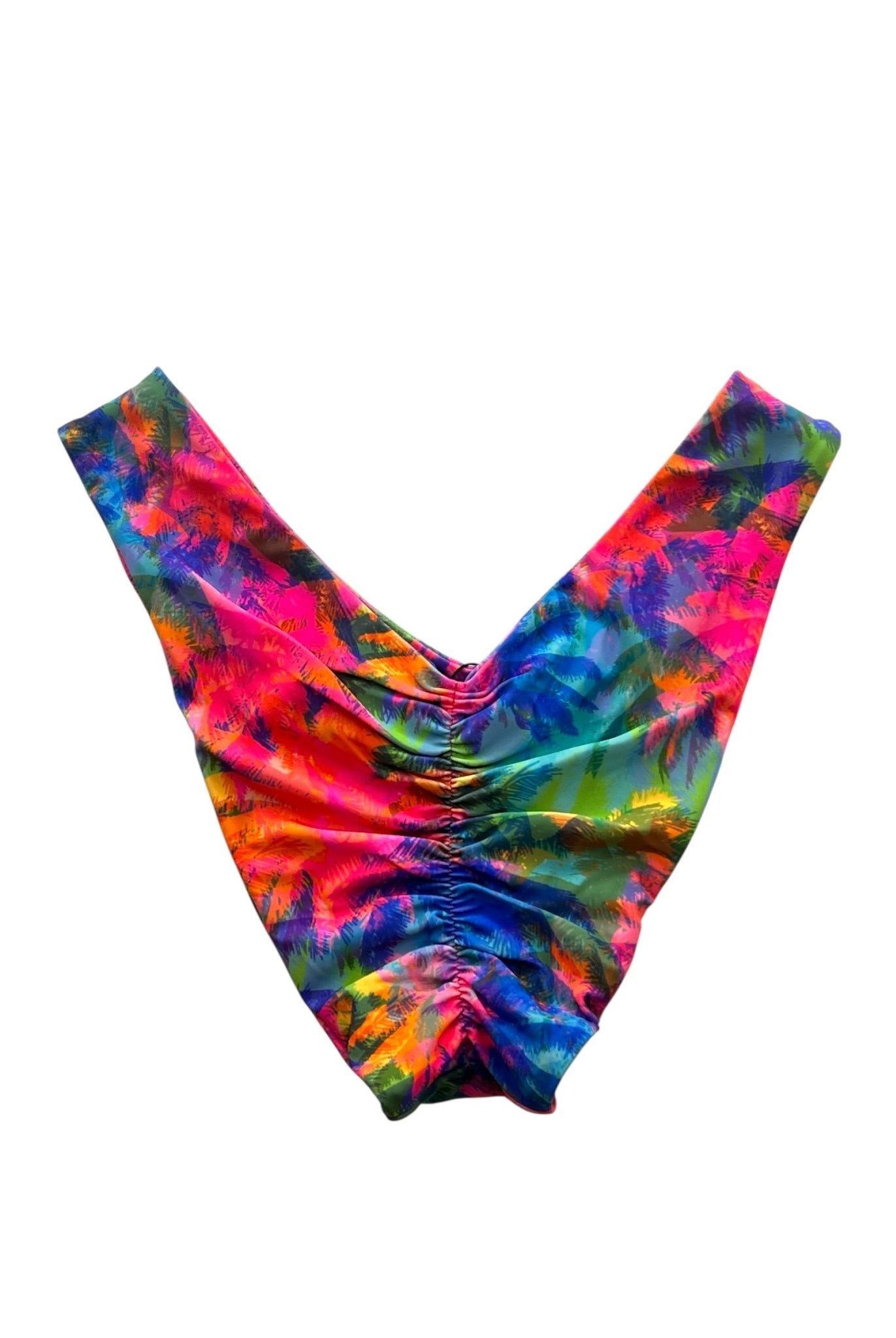 NEON PALMS MODERATE BOTTOM - Berry Beachy Swimwear