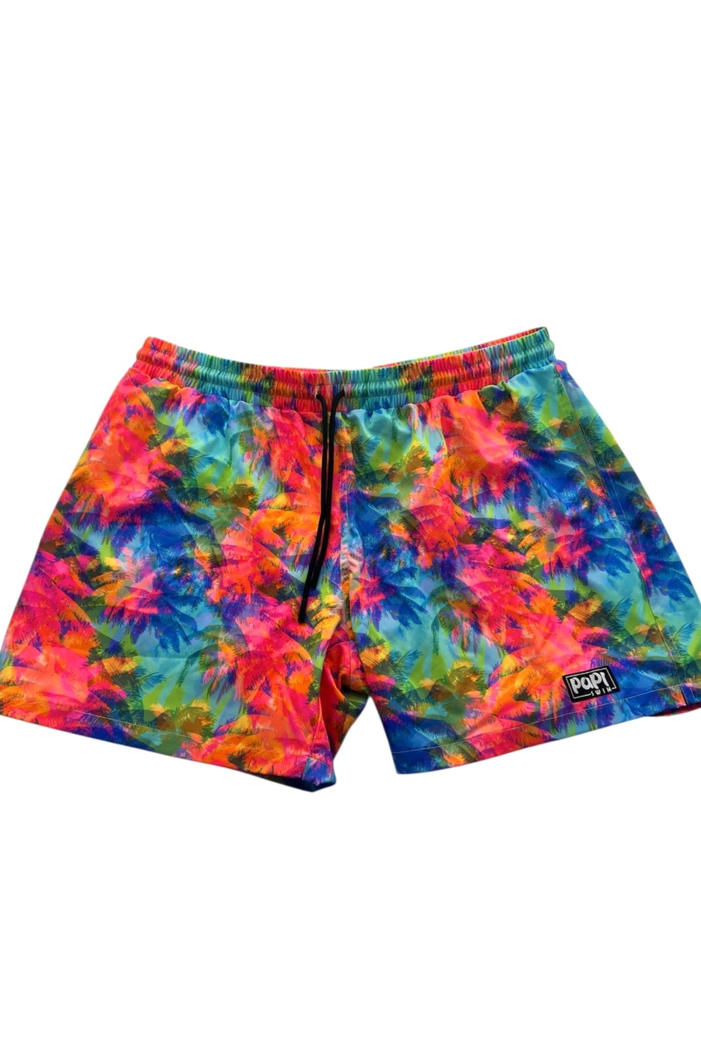 NEON PALMS TRUNKS 5.5" & 7.5" STRETCH - Berry Beachy Swimwear