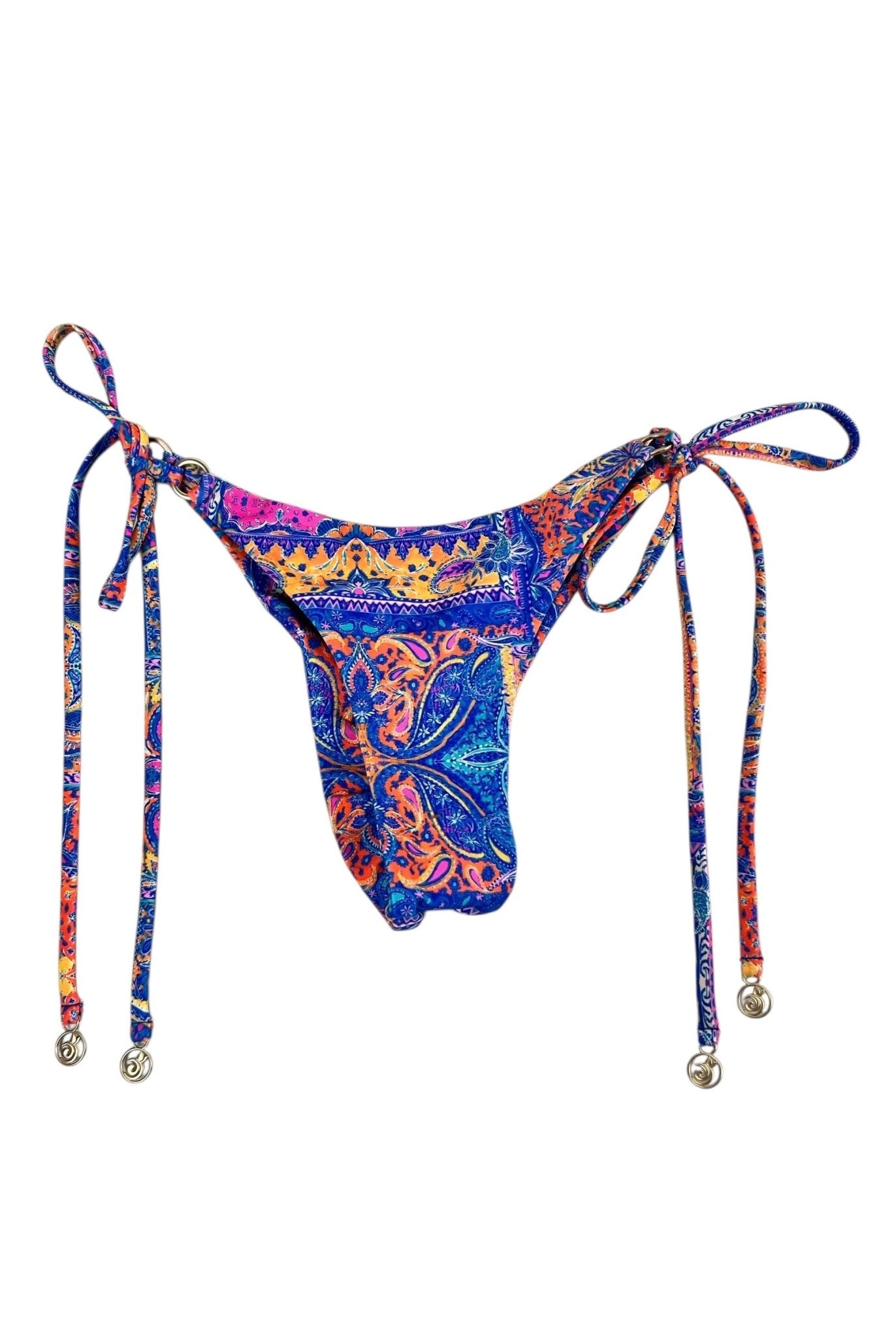 PAISLEY TIDE CHEEKY SCRUNCH BOTTOM - Berry Beachy Swimwear